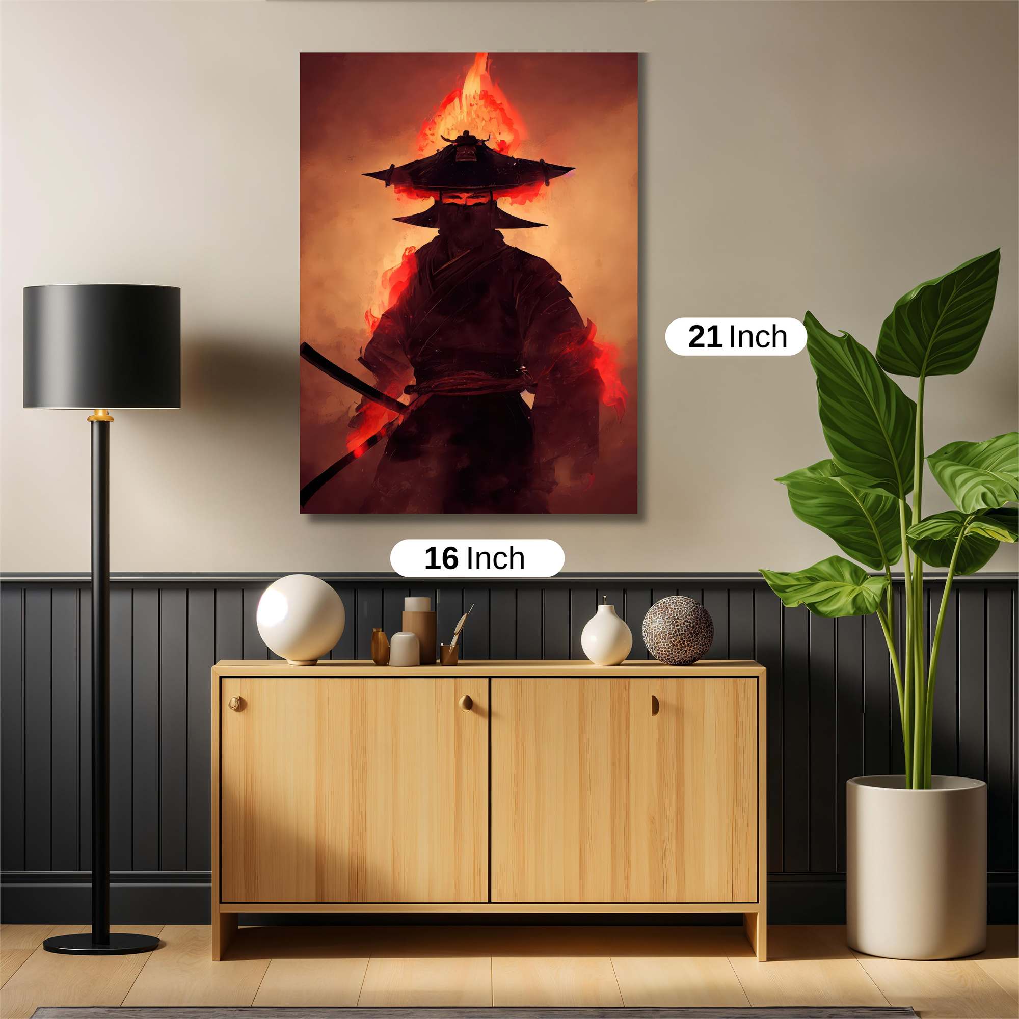 Samurai Inferno Safe Wall Magnetic / M