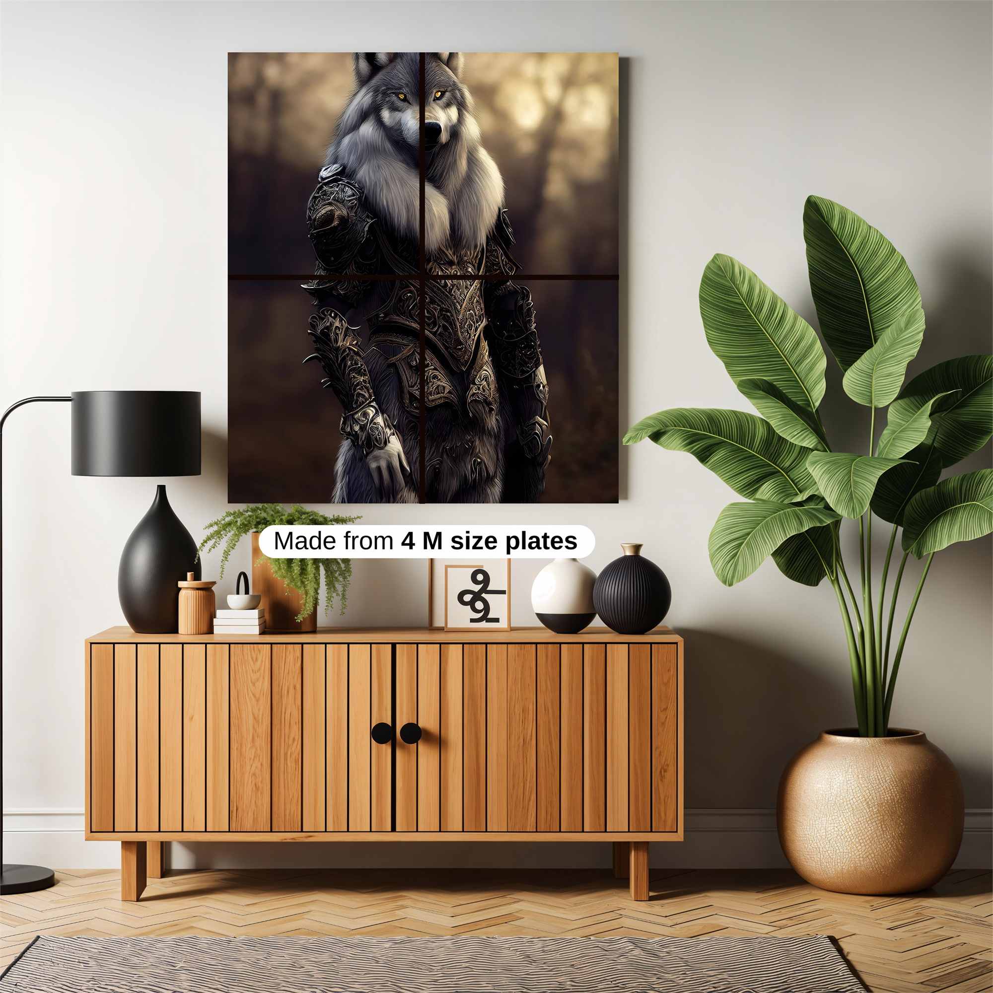 Wolf Majesty Safe Wall Magnetic / M