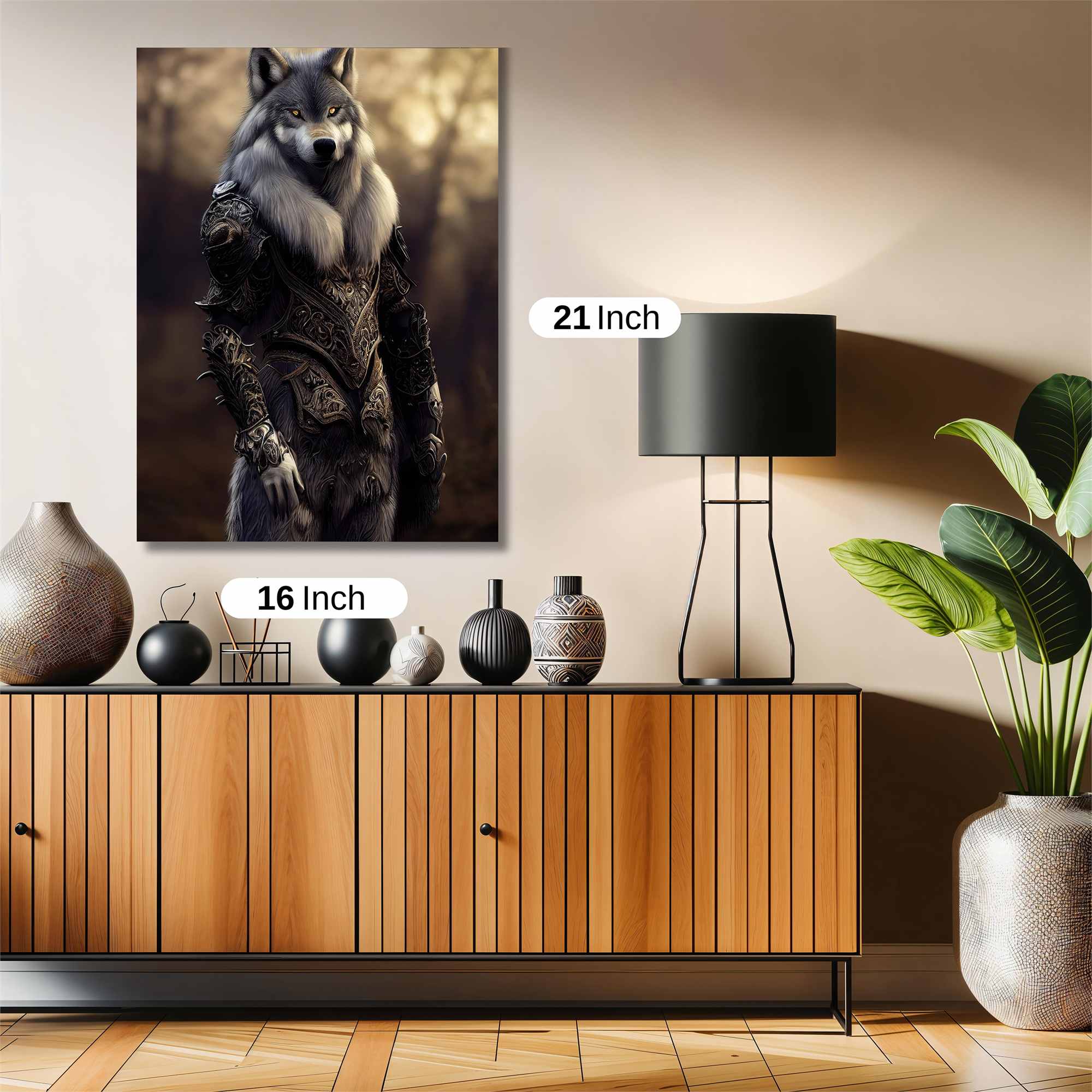 Wolf Majesty Safe Wall Magnetic / M