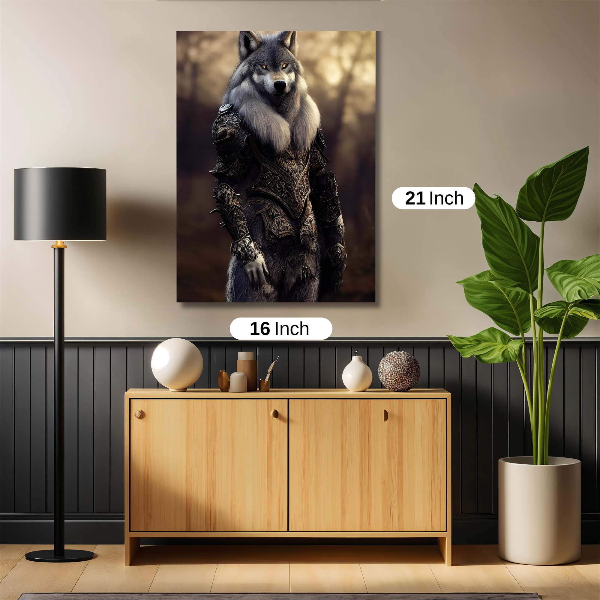 Wolf Majesty Safe Wall Magnetic / M