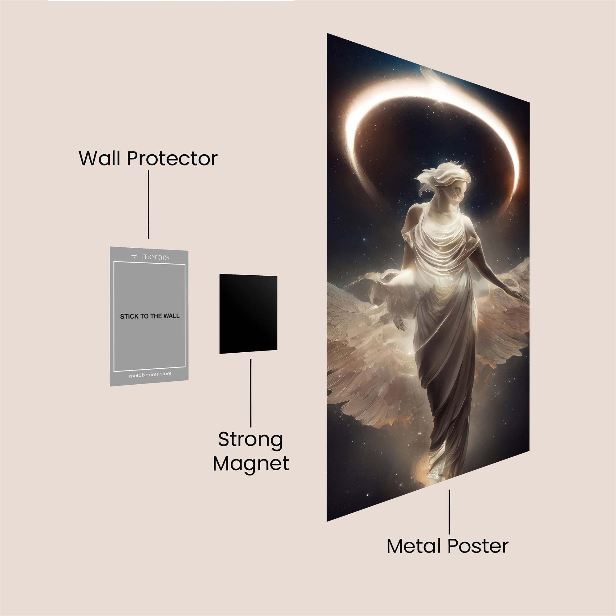 Lunar Serenity Safe Wall Magnetic / M