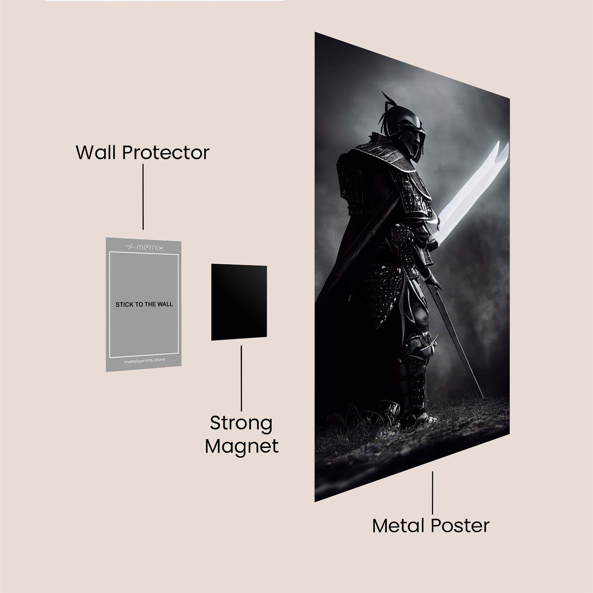 Samurai Eclipsed Safe Wall Magnetic / M