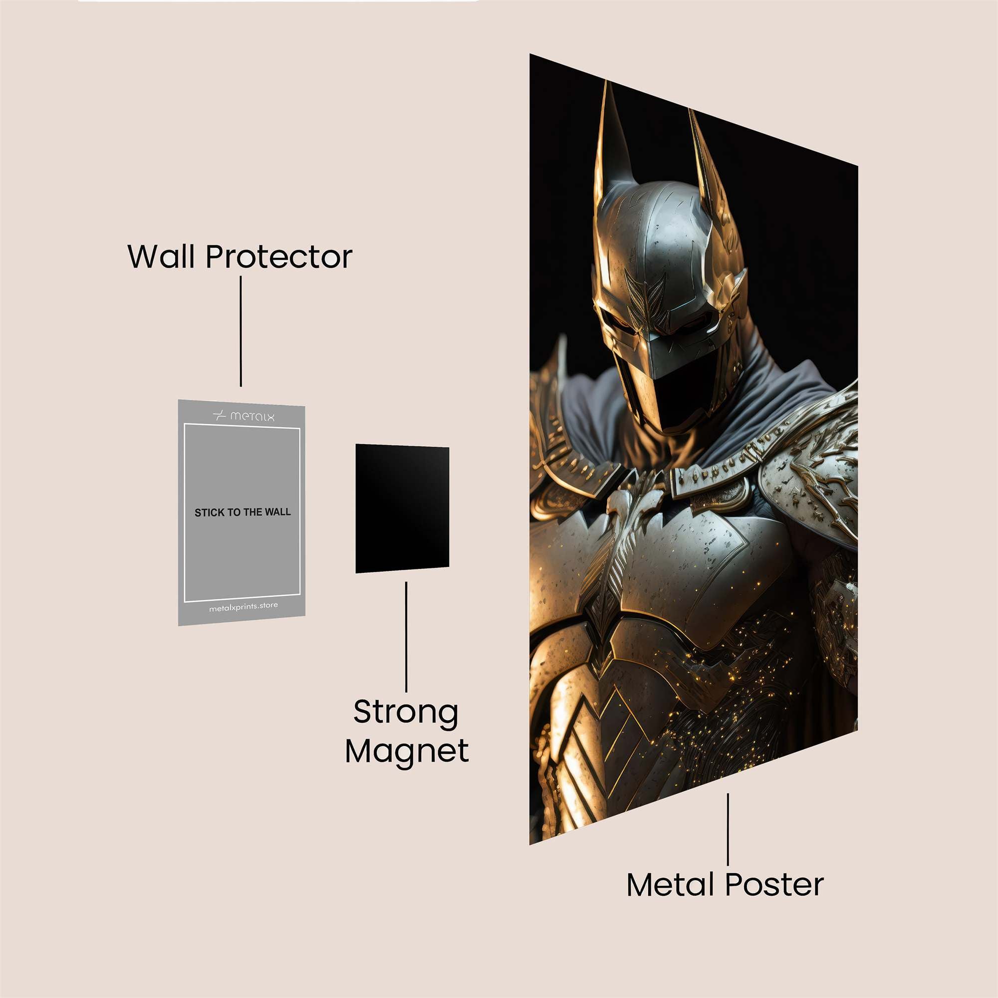 Batman Regal Safe Wall Magnetic / M