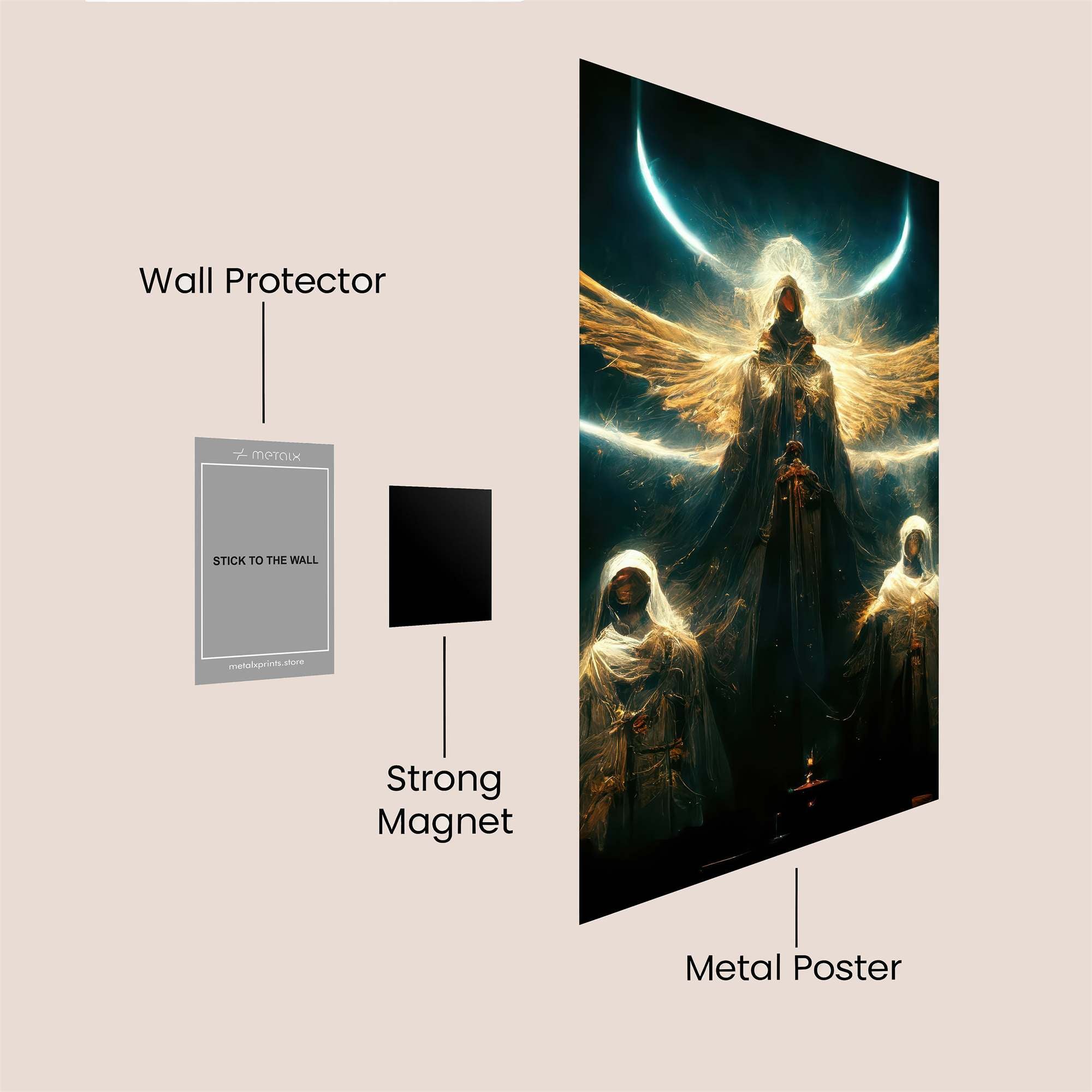 Divine Radiance Safe Wall Magnetic / M