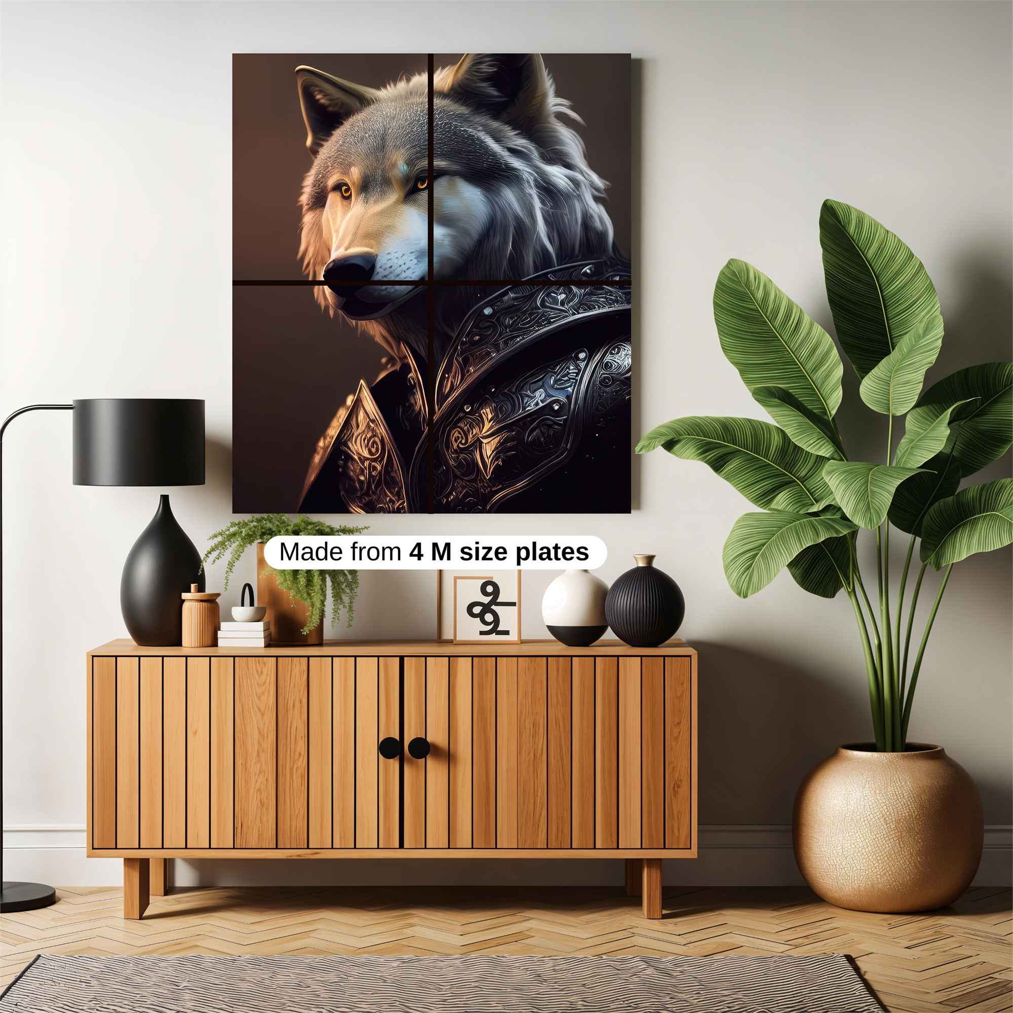 Wolf Majesty Safe Wall Magnetic / M