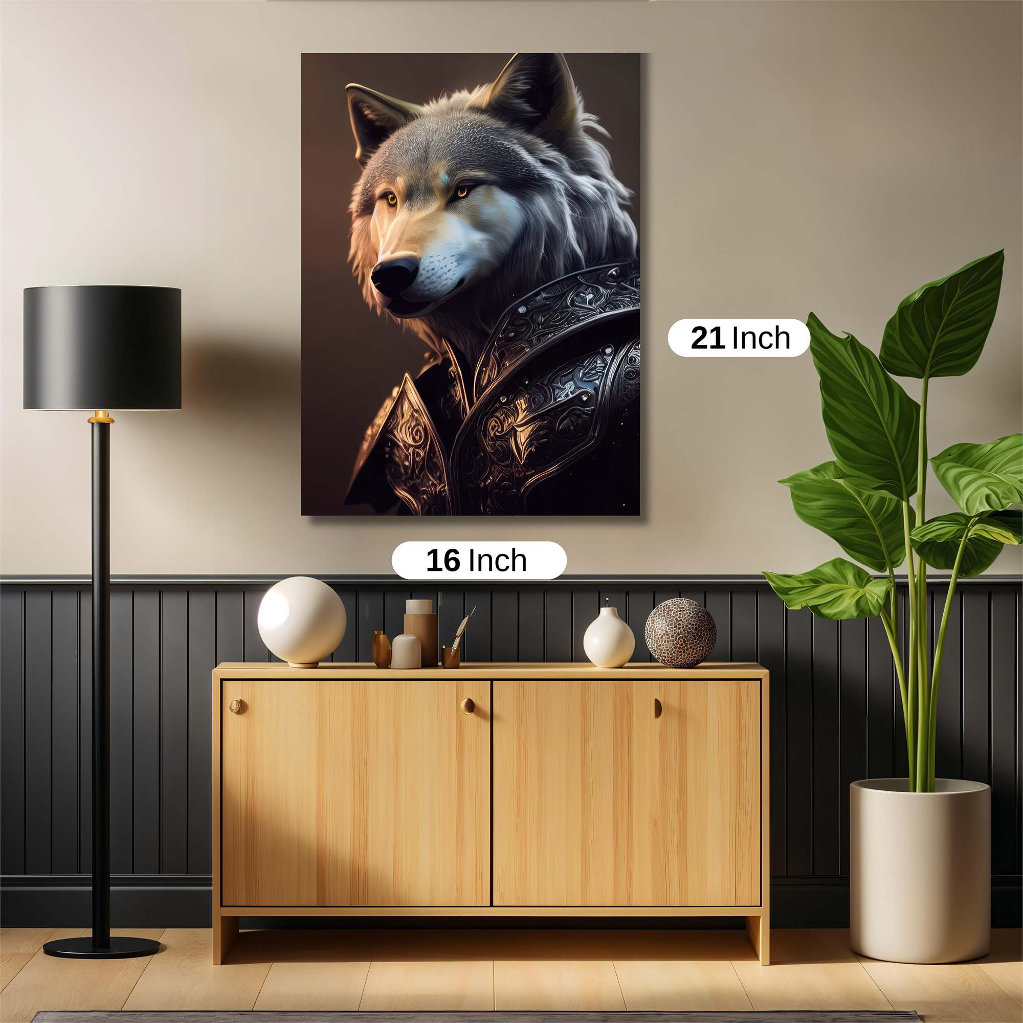 Wolf Majesty Safe Wall Magnetic / M
