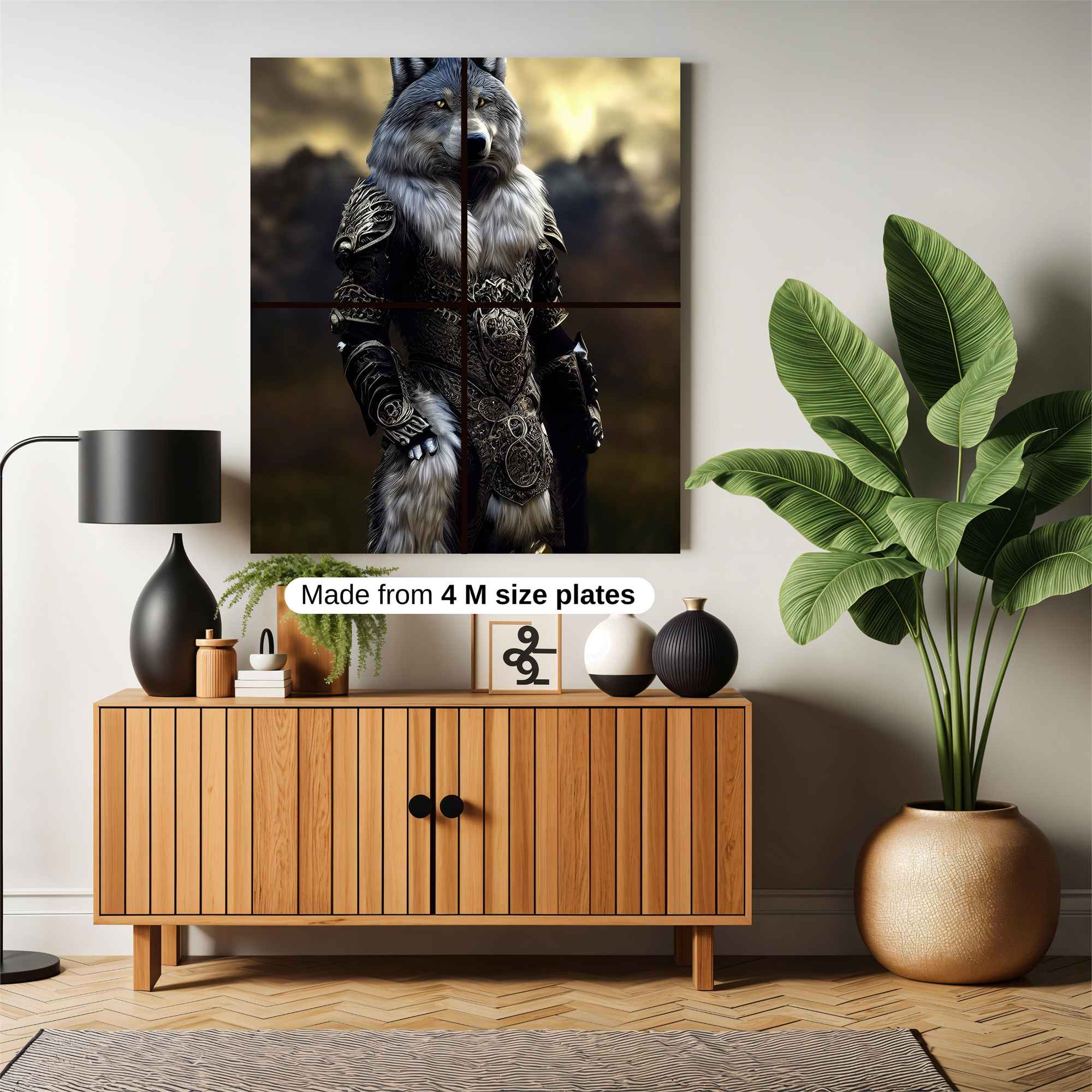 Wolf Warrior Safe Wall Magnetic / M