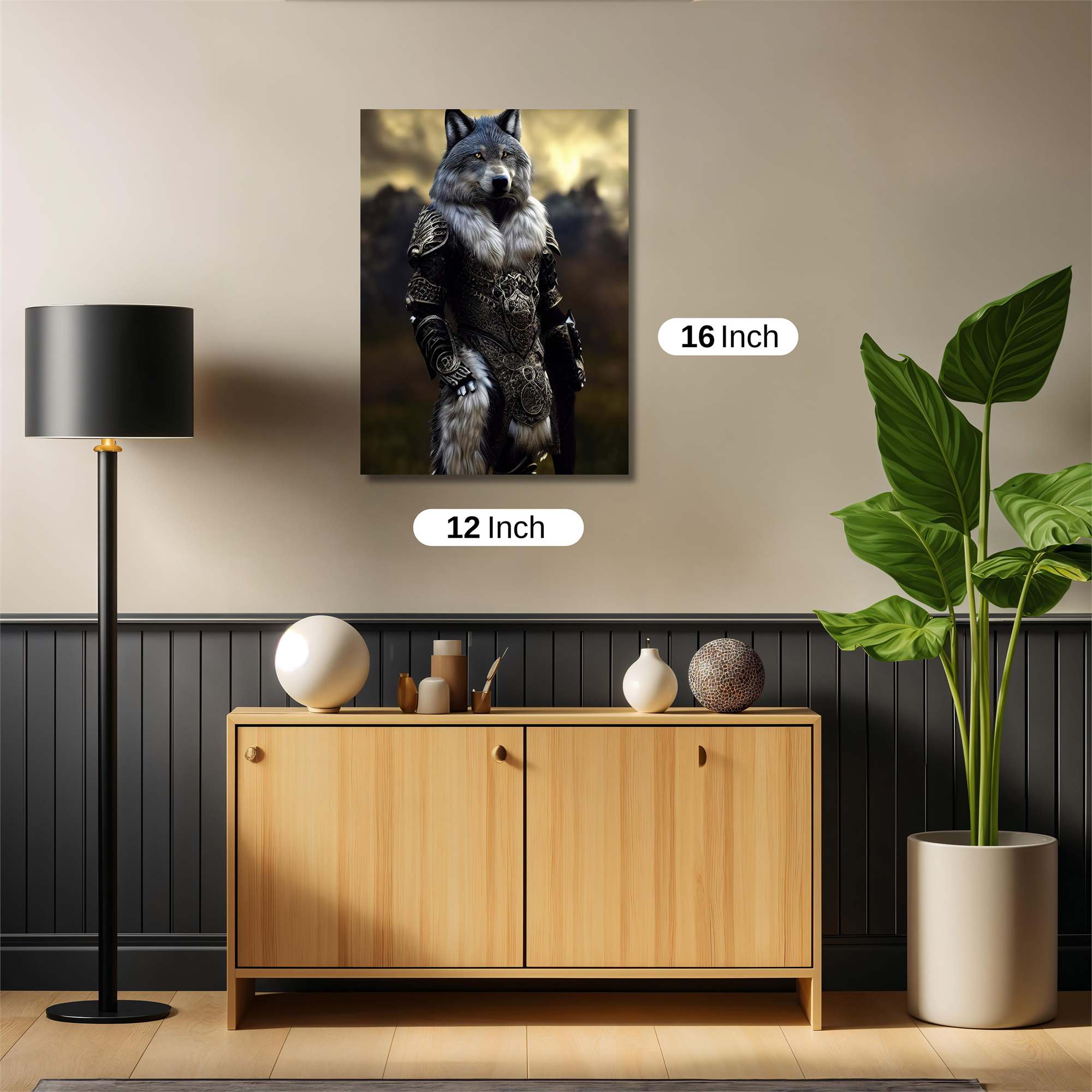 Wolf Warrior Safe Wall Magnetic / M