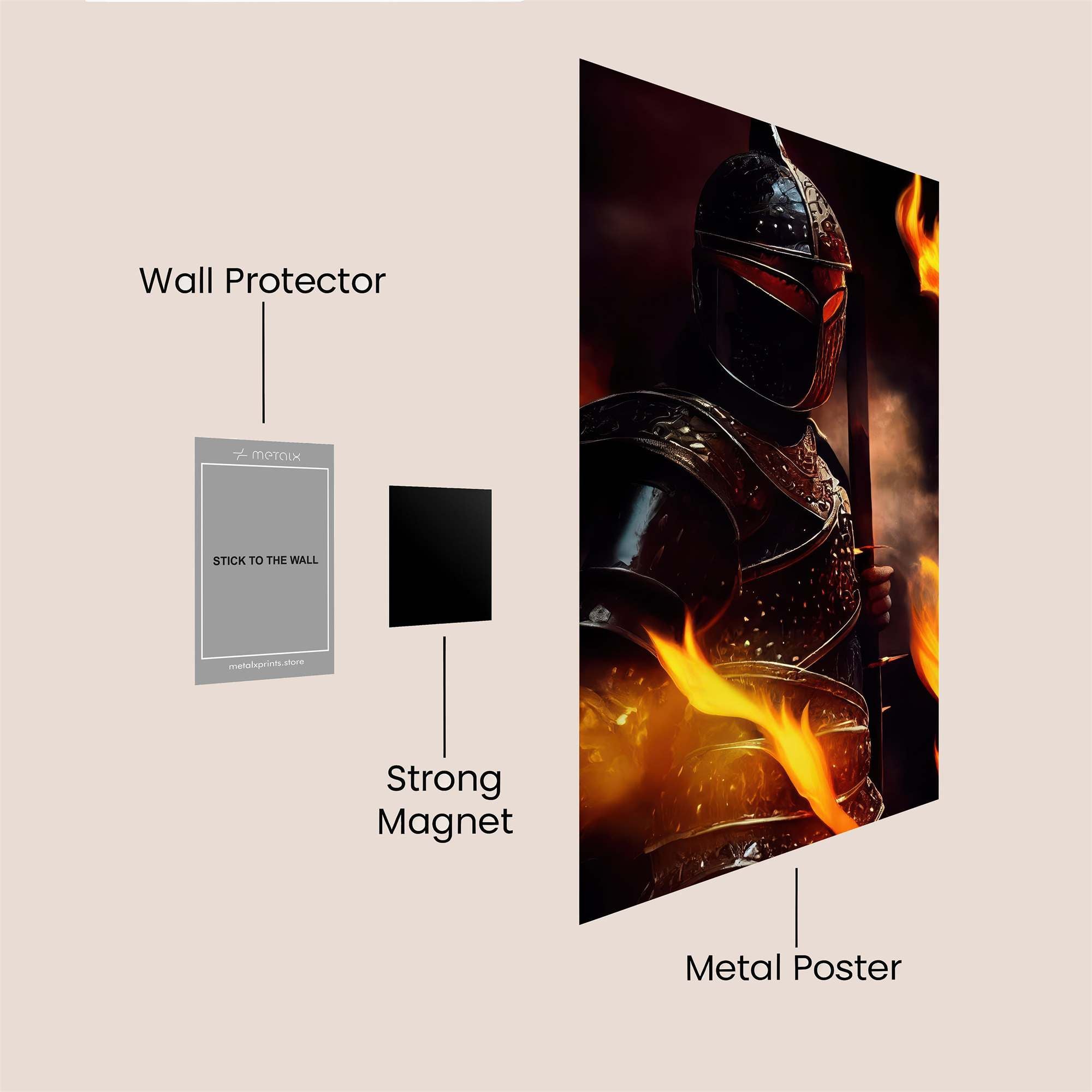 Knight Inferno Safe Wall Magnetic / M