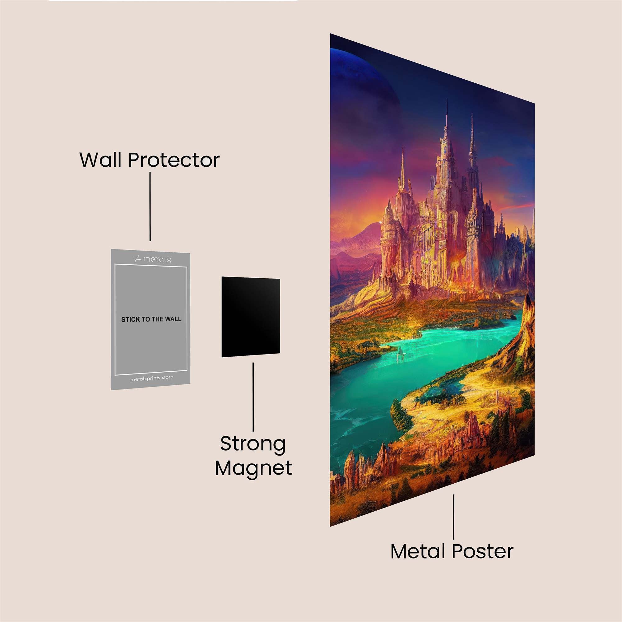 Castle Enigma Safe Wall Magnetic / M
