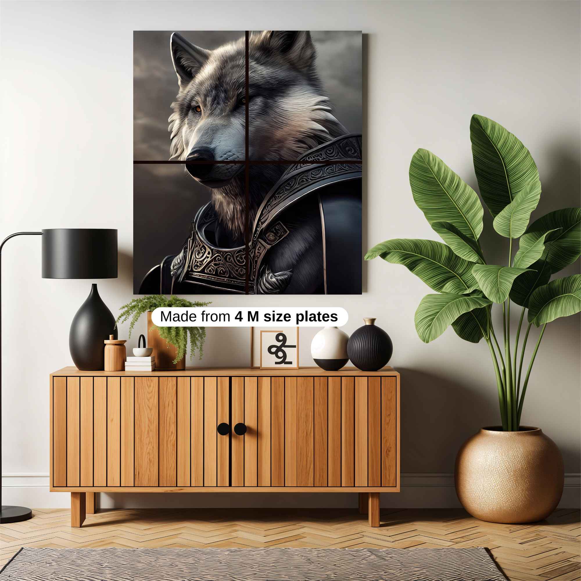 Wolf Majesty Safe Wall Magnetic / M
