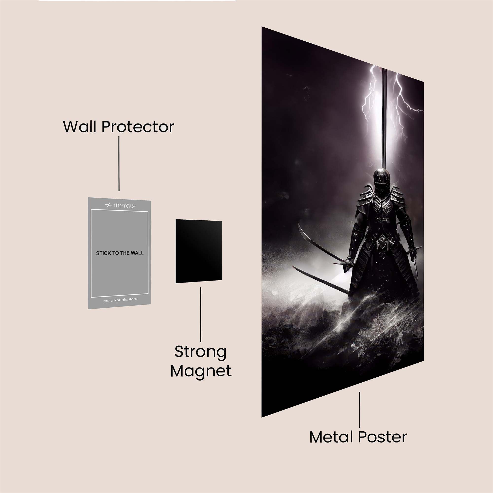 Knight Tempest Safe Wall Magnetic / M