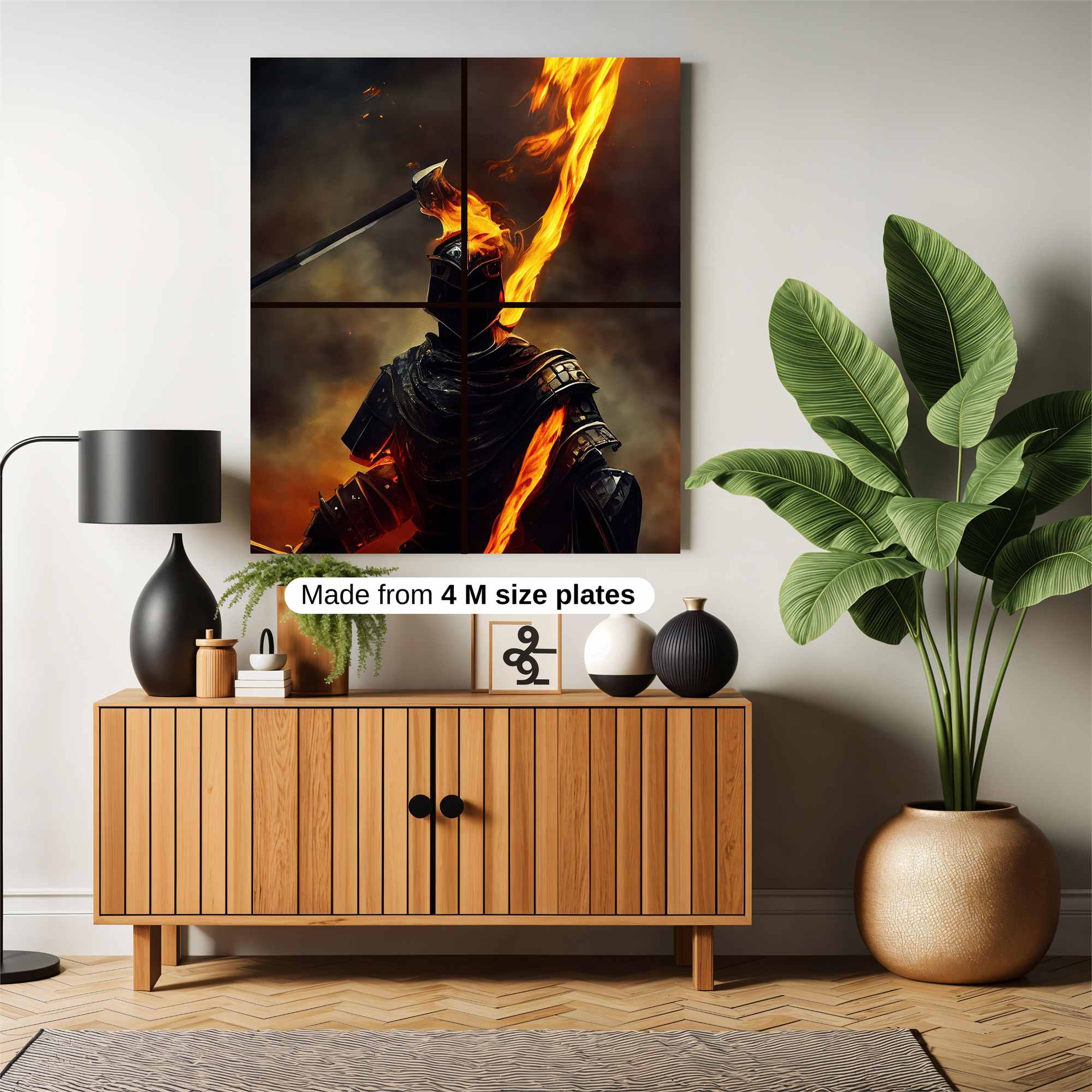 Knight Ablaze Safe Wall Magnetic / M