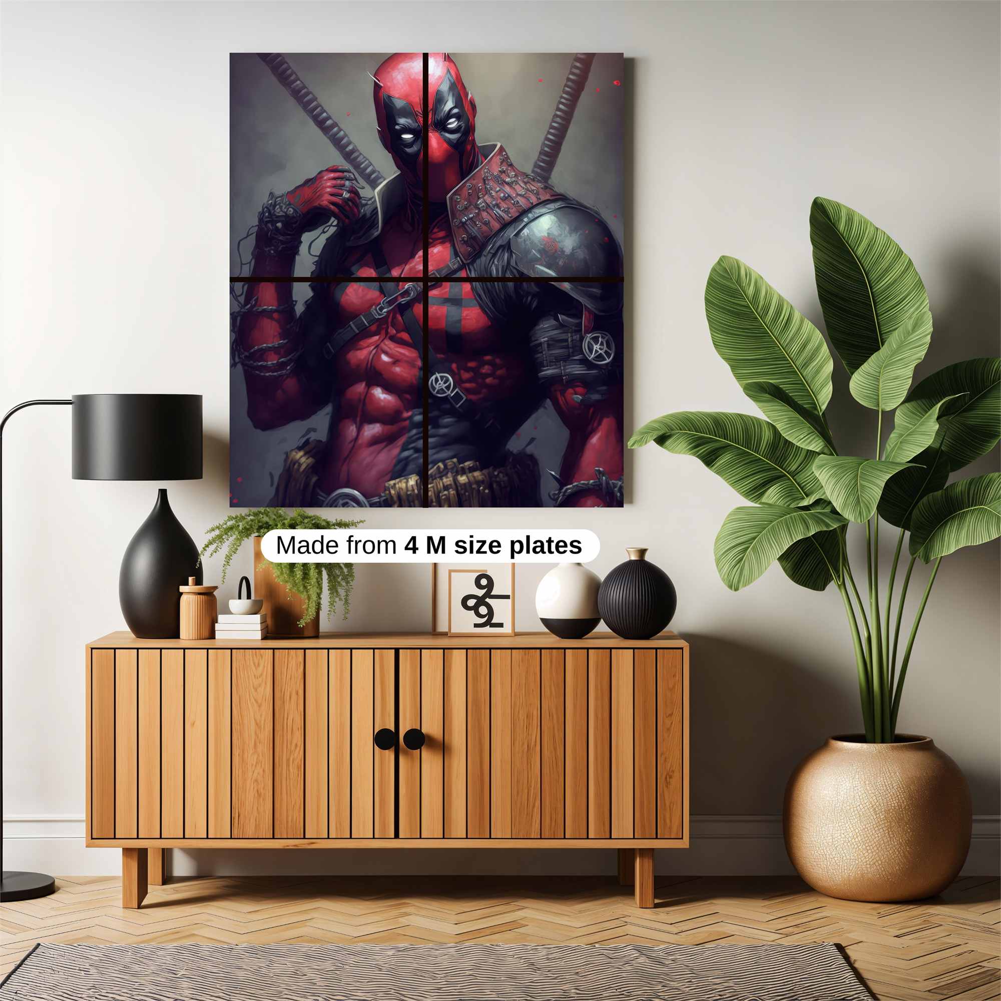 Deadpool Brooding Safe Wall Magnetic / M