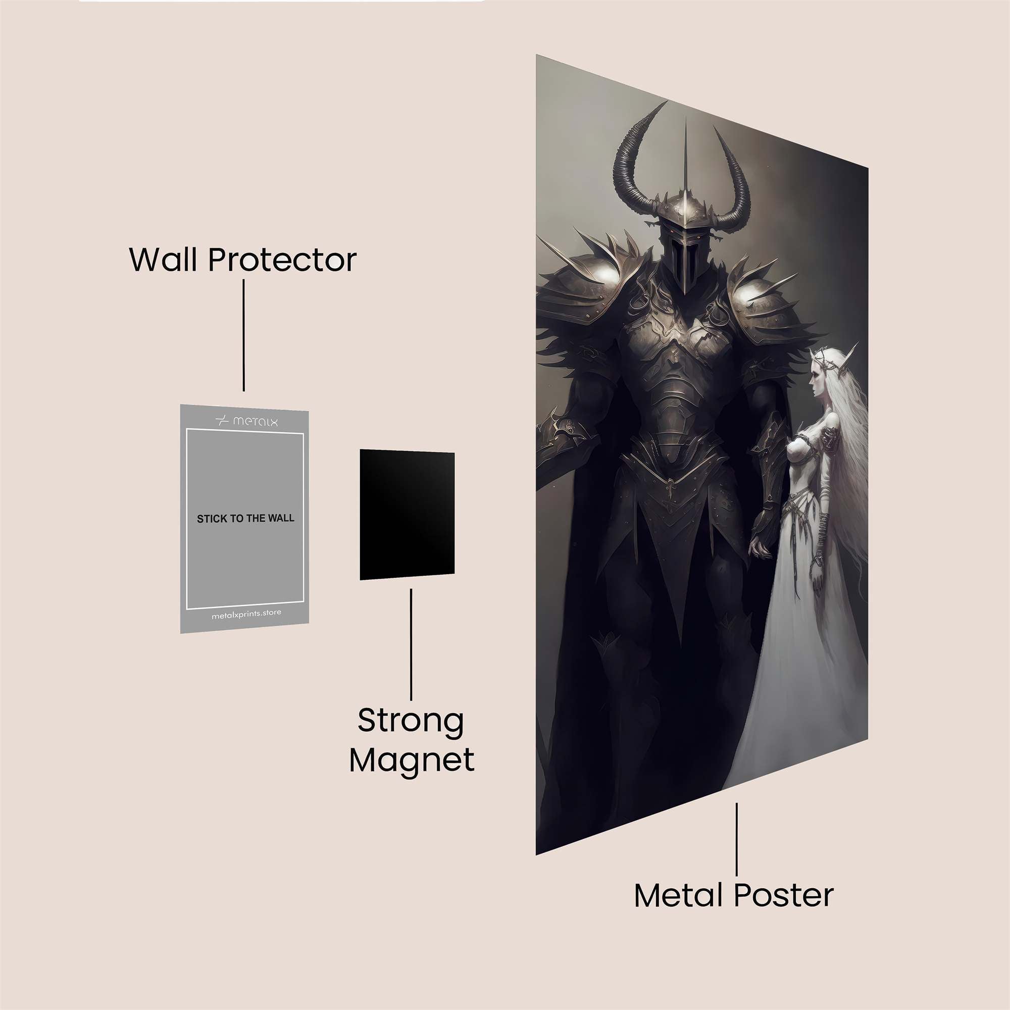 Demonlord Sovereign Safe Wall Magnetic / M