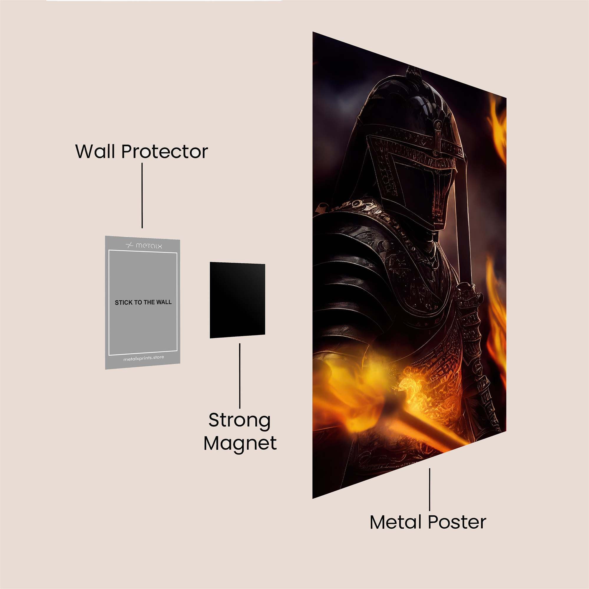 Knight Inferno Safe Wall Magnetic / M