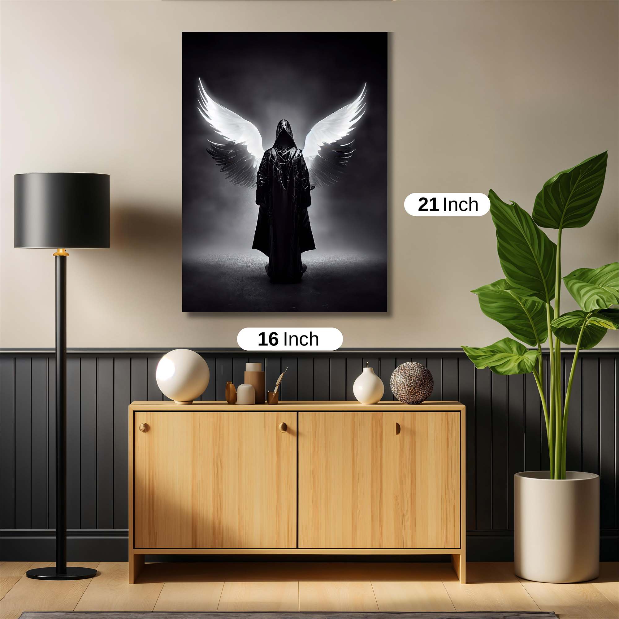 Angel Eclipsed Safe Wall Magnetic / M
