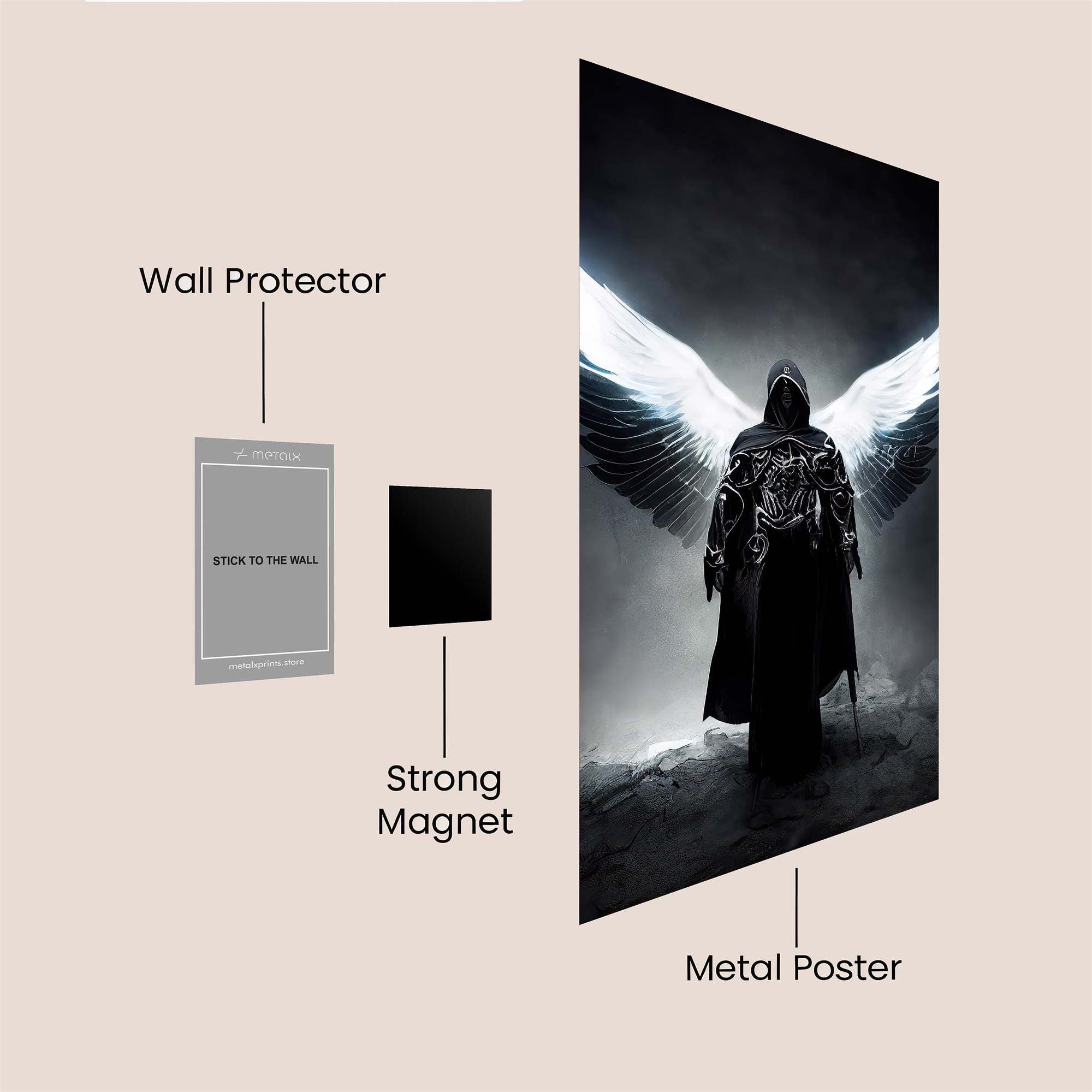 Angel Enigma Safe Wall Magnetic / M