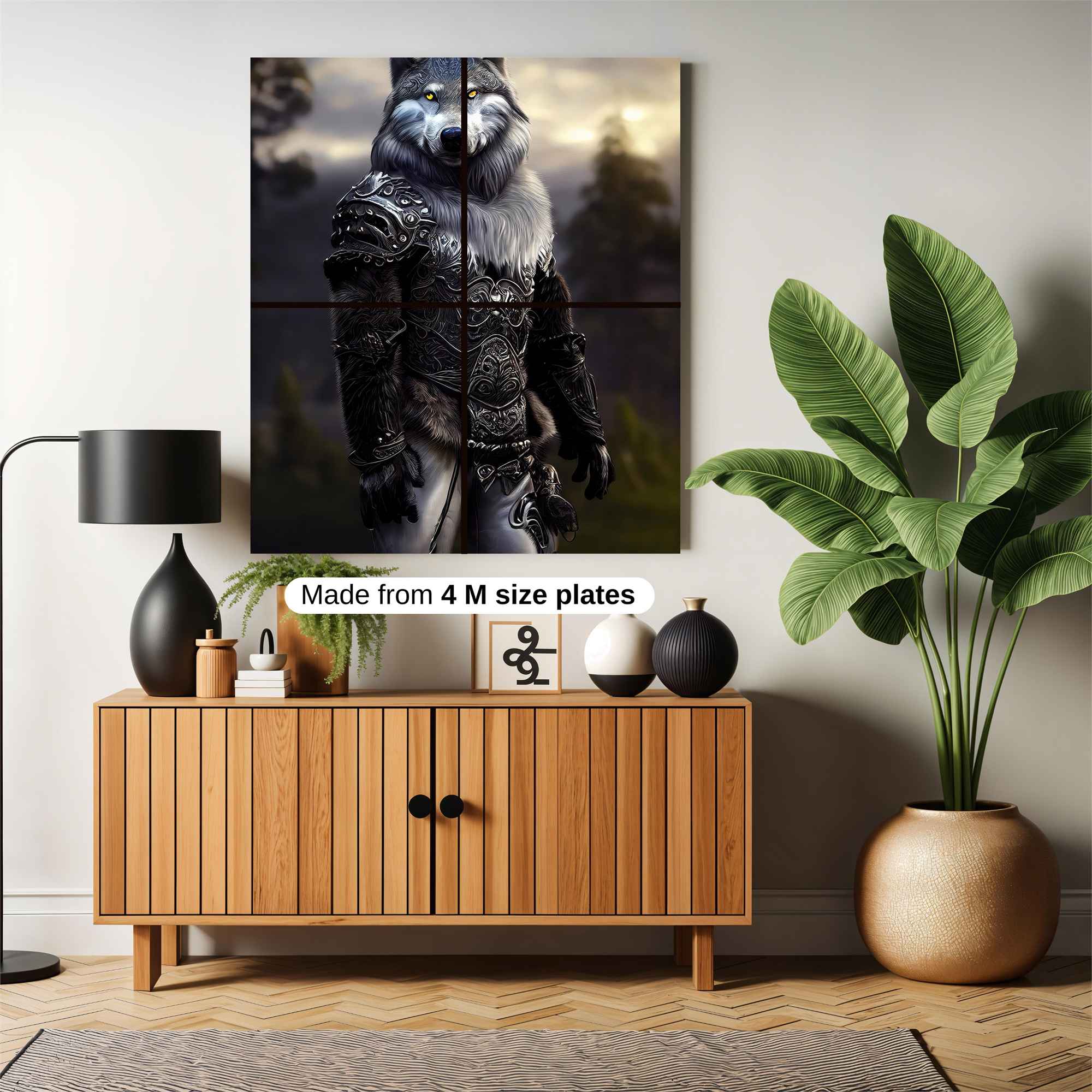 Wolf Warrior Safe Wall Magnetic / M