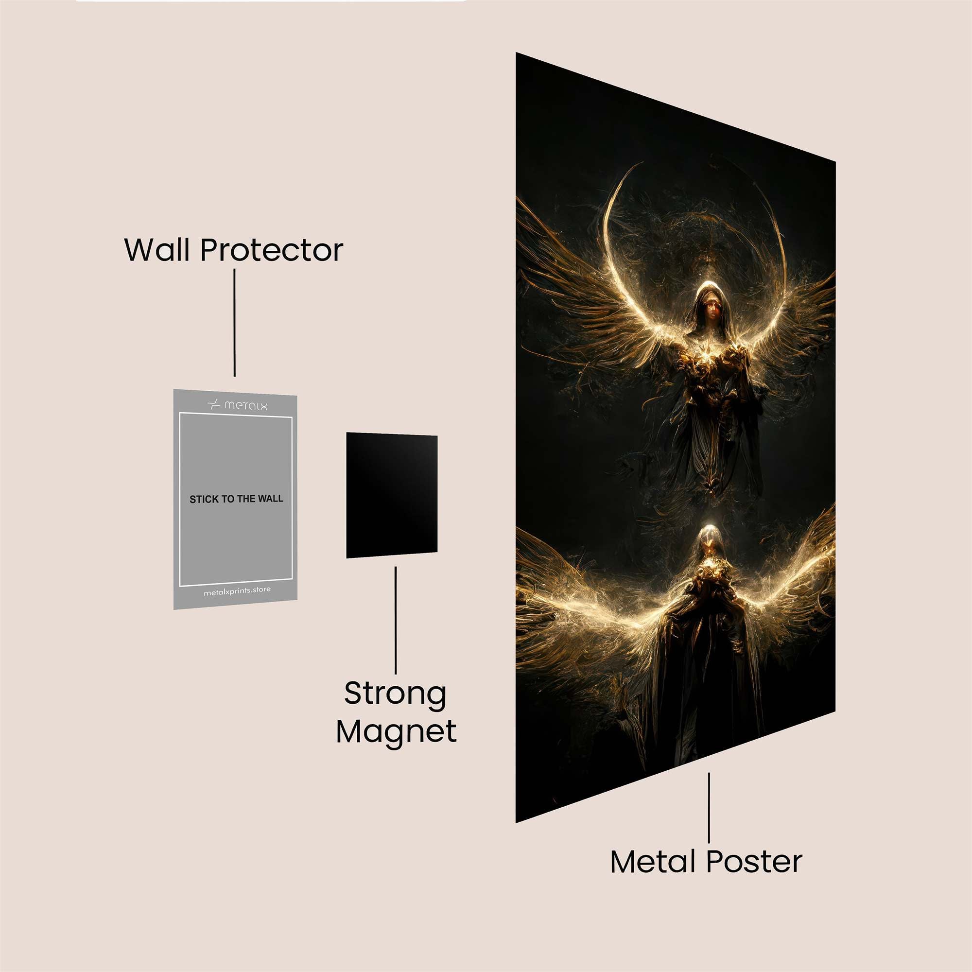 Angels Ethereal Safe Wall Magnetic / M