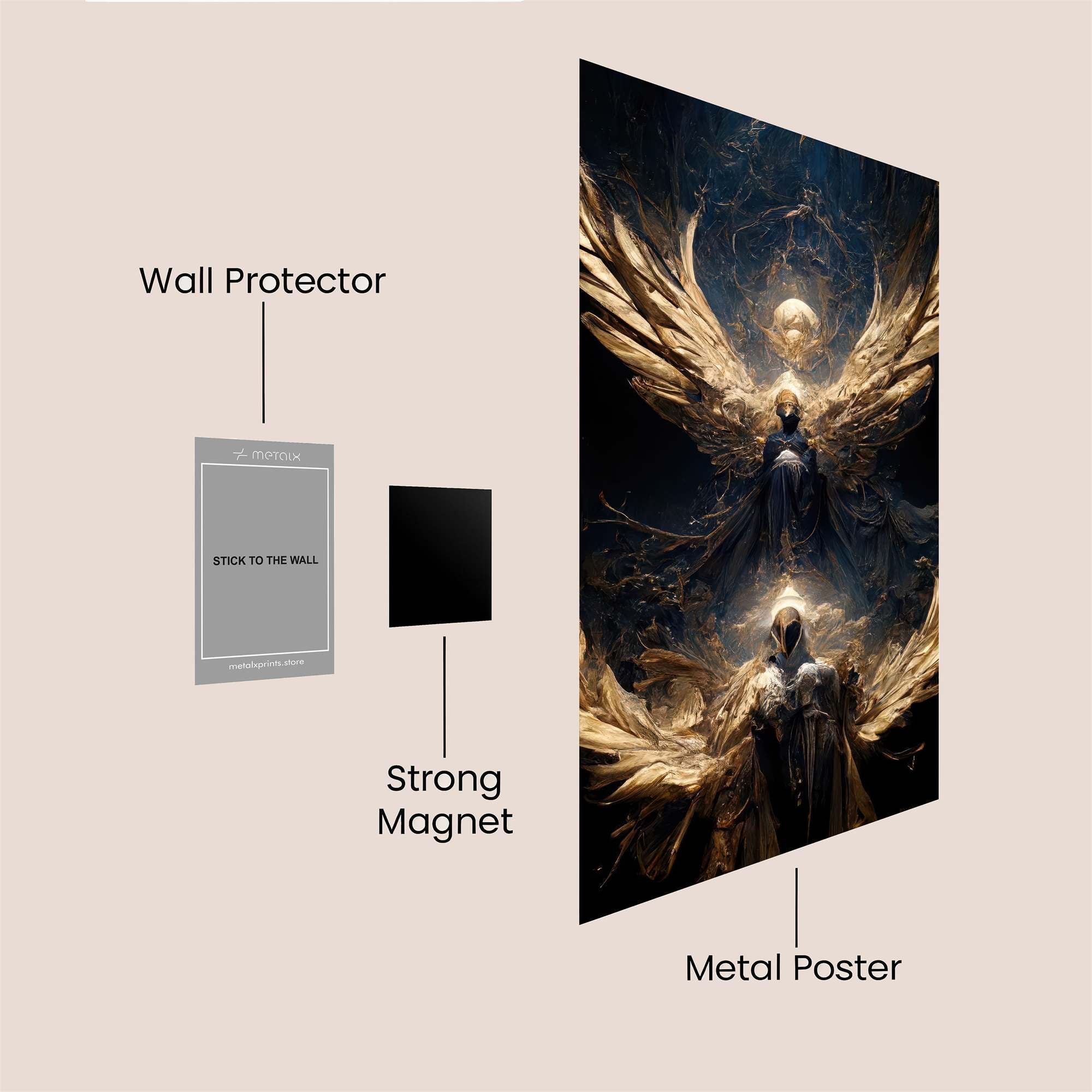 Angels Serene Safe Wall Magnetic / M