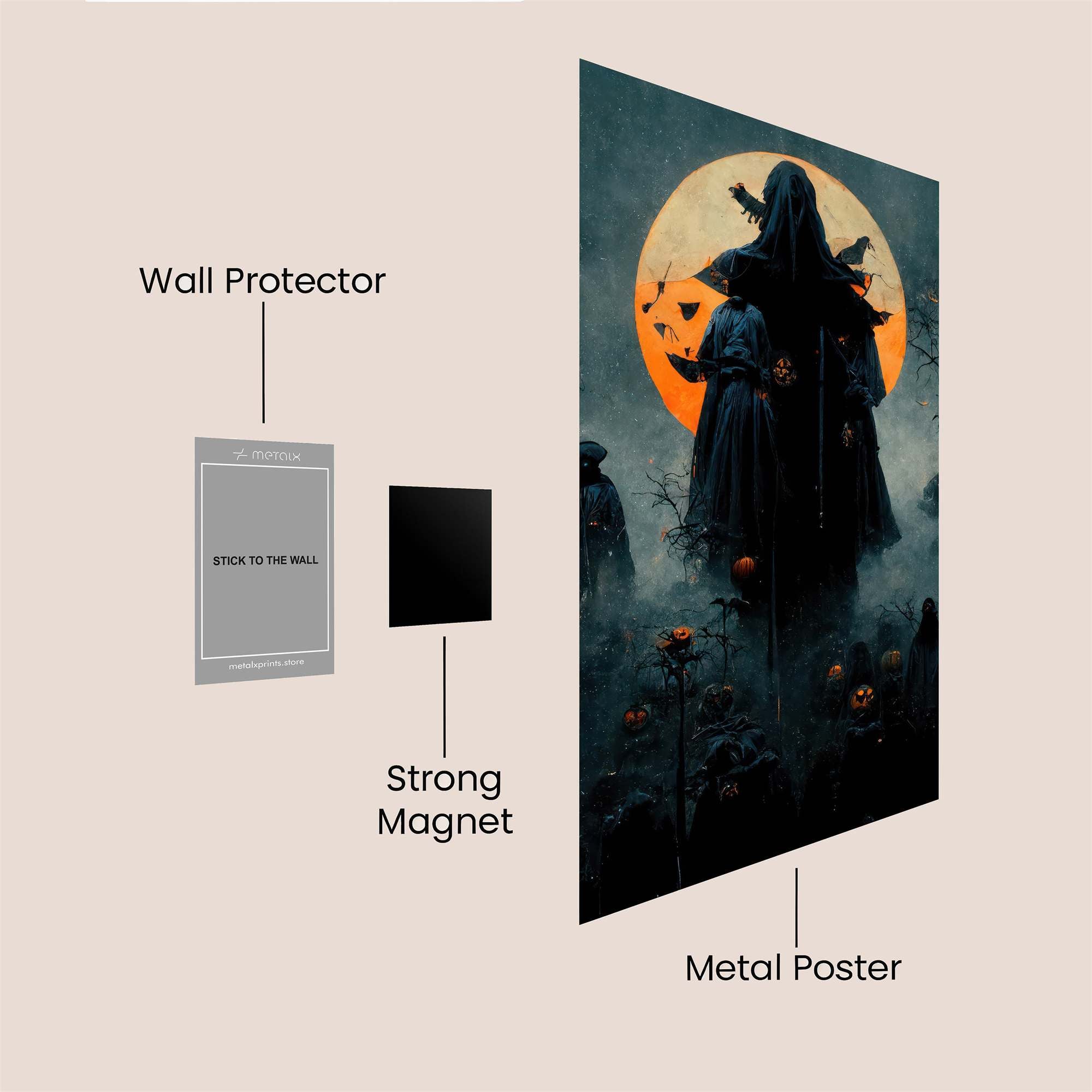 Harvest Haunt Safe Wall Magnetic / M