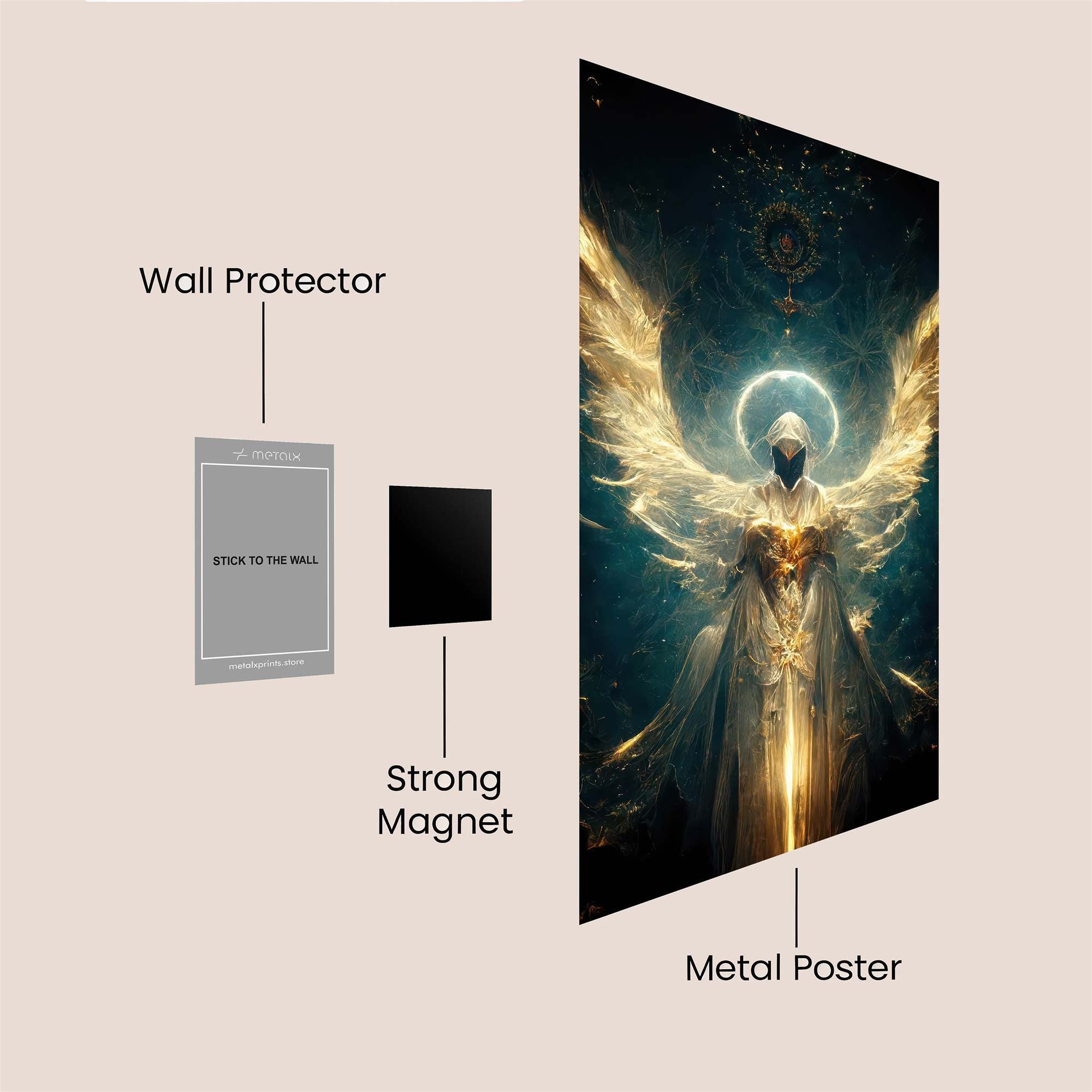 Archangel Radiant Safe Wall Magnetic / M