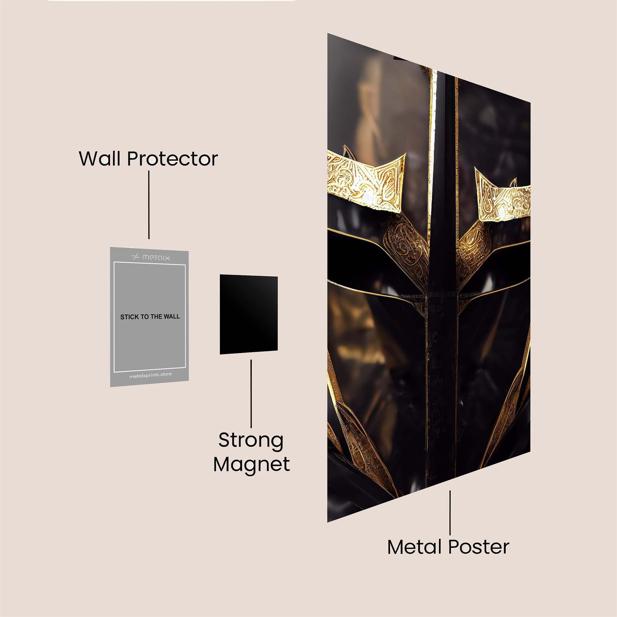 Knight Regal Safe Wall Magnetic / M