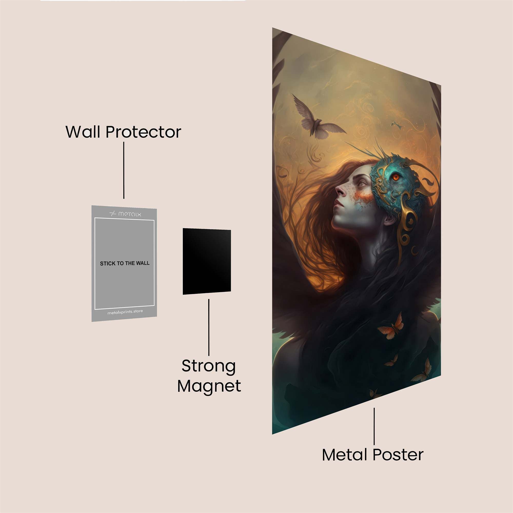 Mystic Enigma Safe Wall Magnetic / M