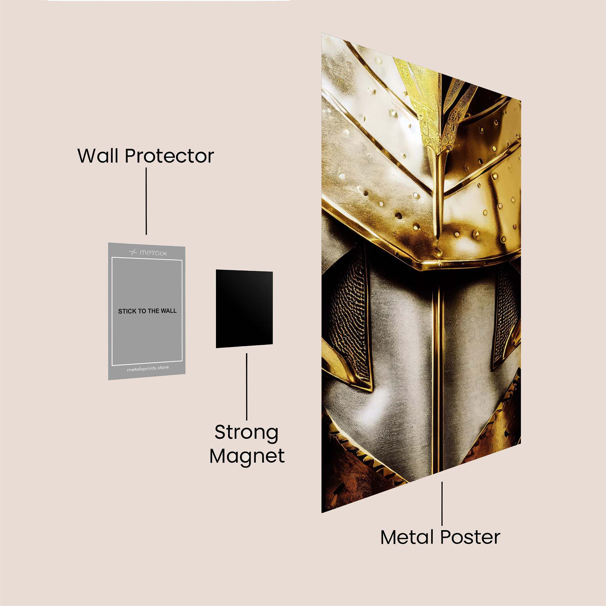Golden Valor Safe Wall Magnetic / M