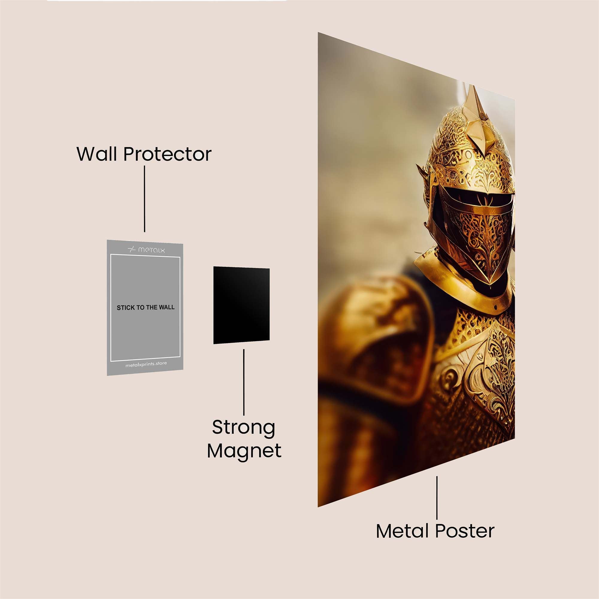 Golden Majesty Safe Wall Magnetic / M