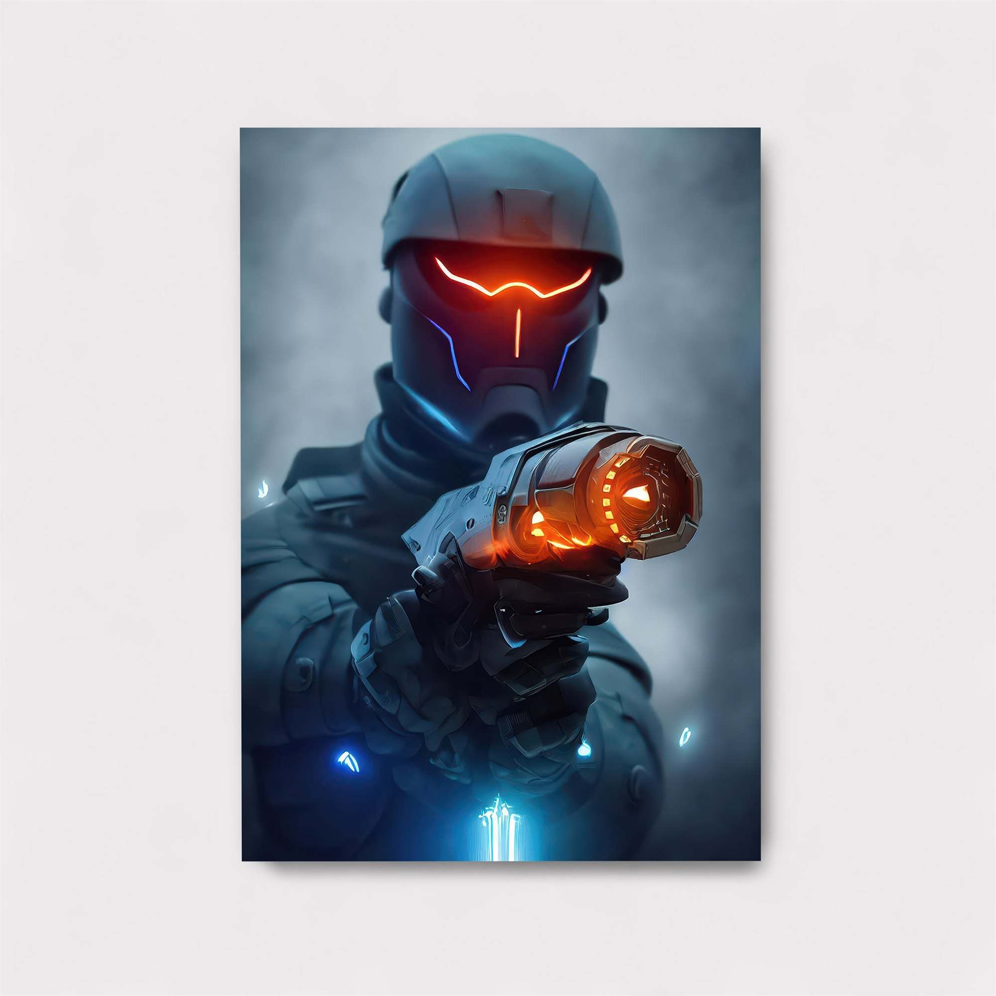 Neon Warrior Safe Wall Magnetic / M