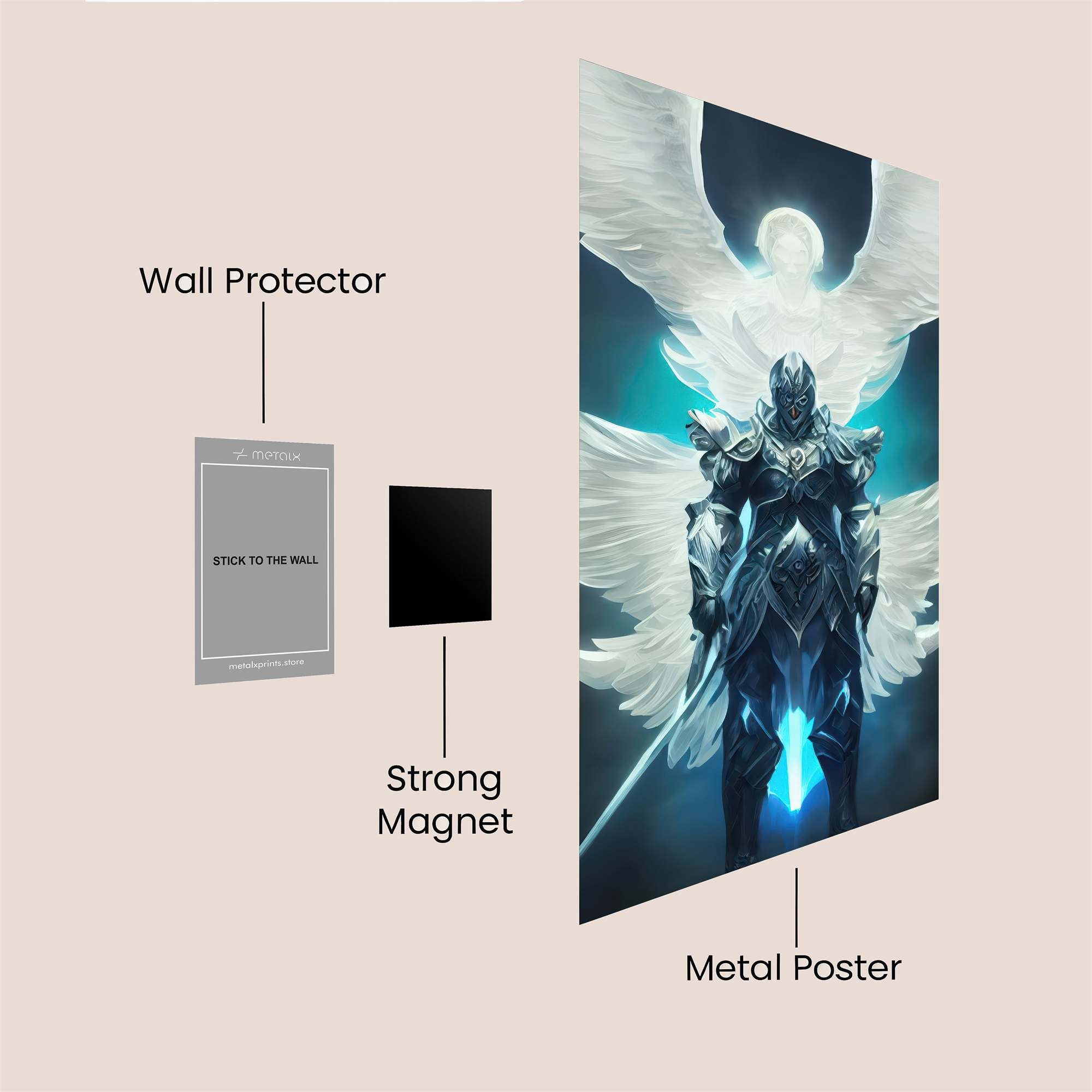 Angel Radiant Safe Wall Magnetic / M