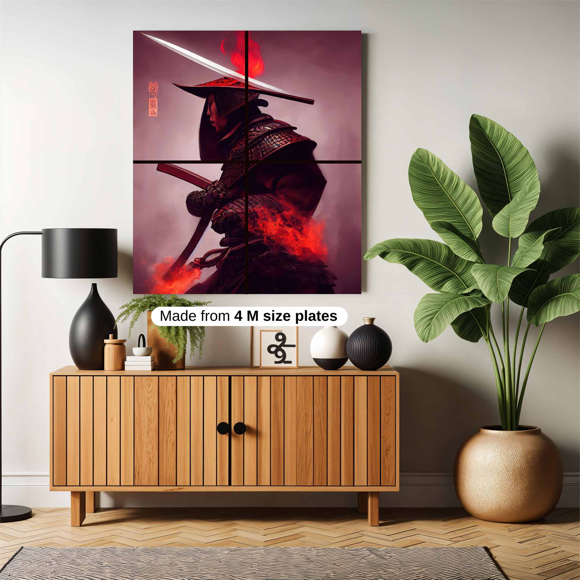 Samurai Blaze Safe Wall Magnetic / M