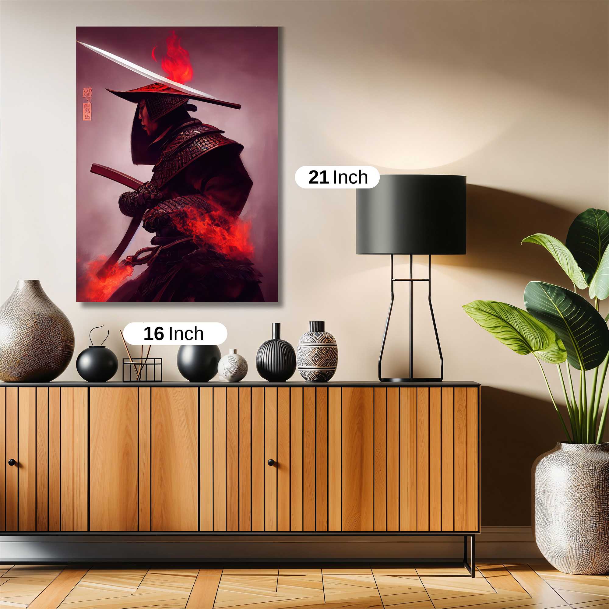 Samurai Blaze Safe Wall Magnetic / M