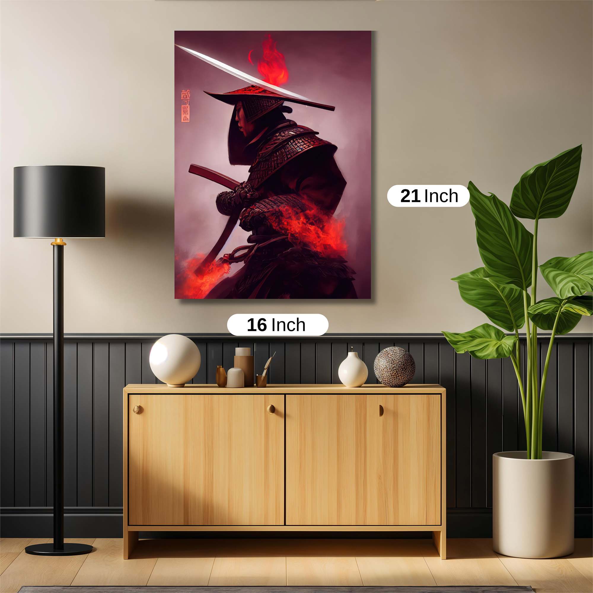 Samurai Blaze Safe Wall Magnetic / M