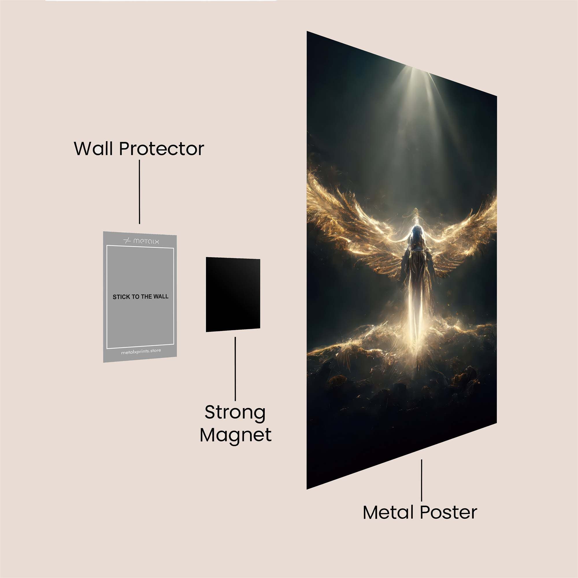 Angel Radiance Safe Wall Magnetic / M