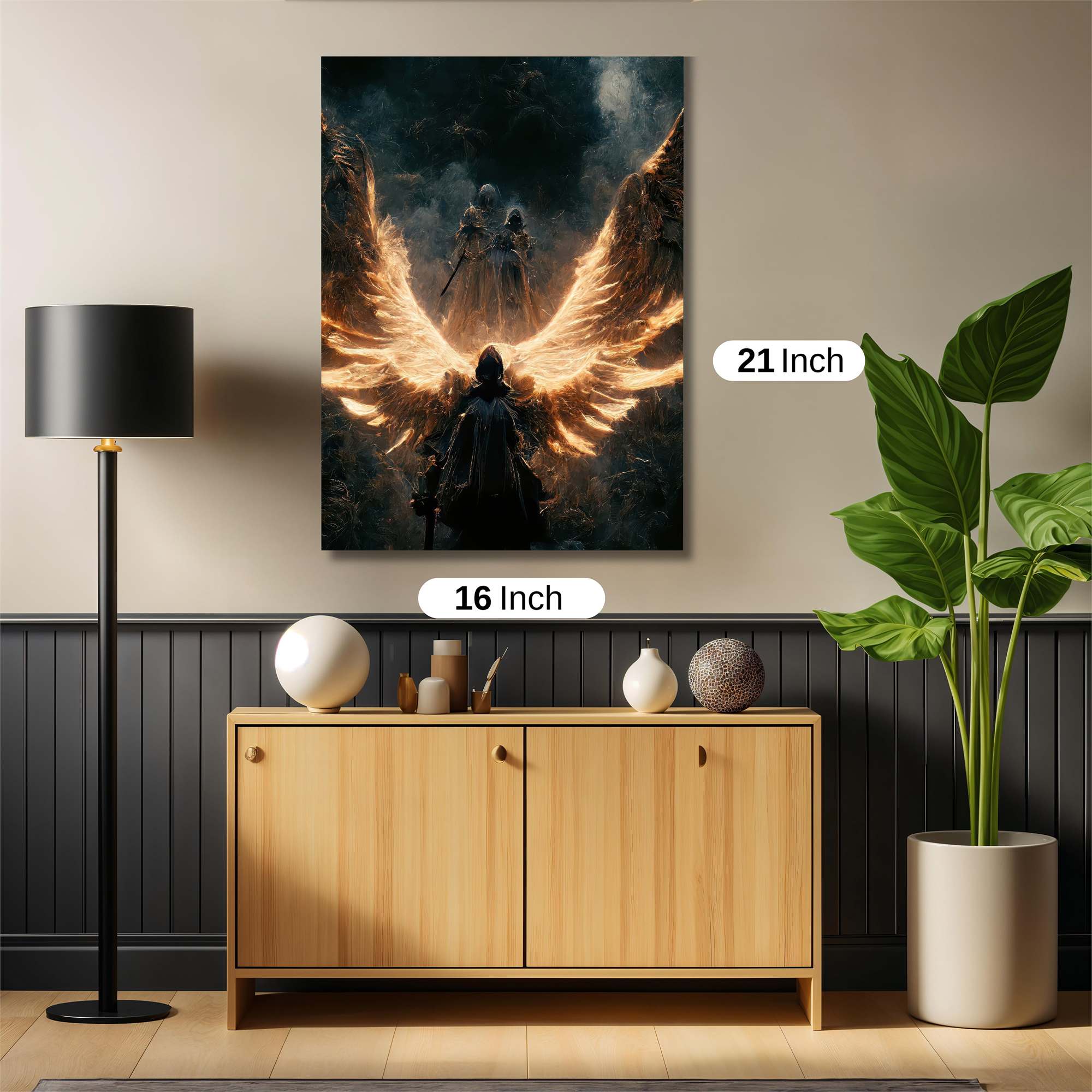 Angelic Descent Safe Wall Magnetic / M