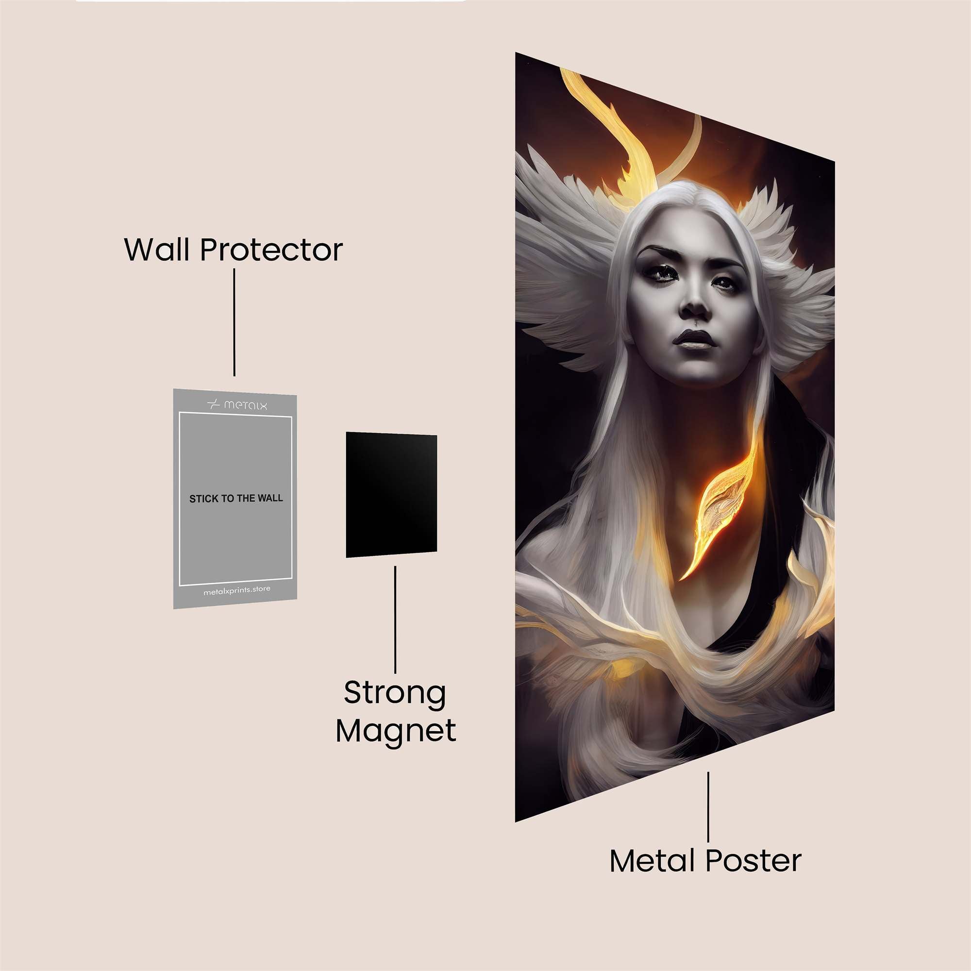 Goddess Radiant Safe Wall Magnetic / M