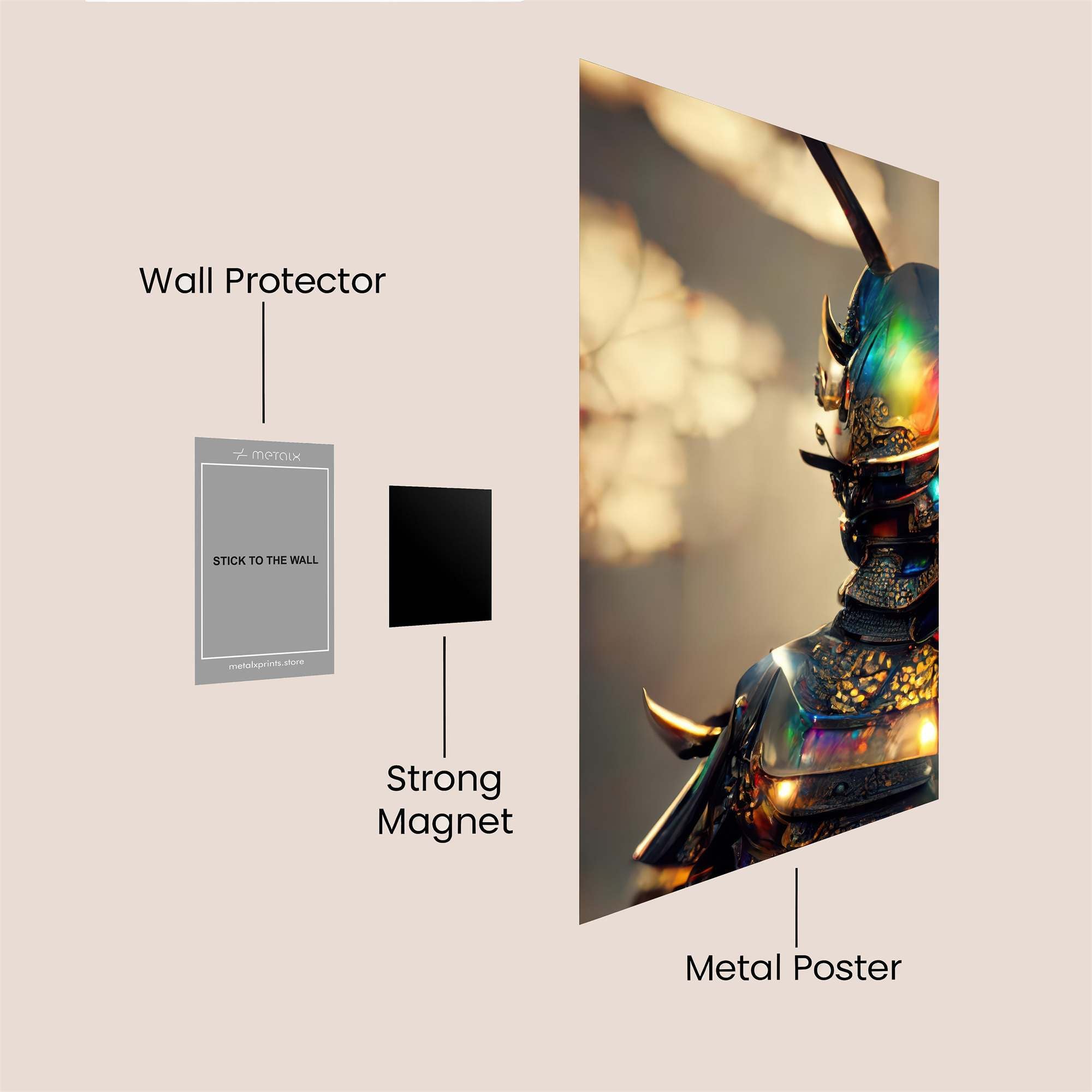 Samurai Radiance Safe Wall Magnetic / M