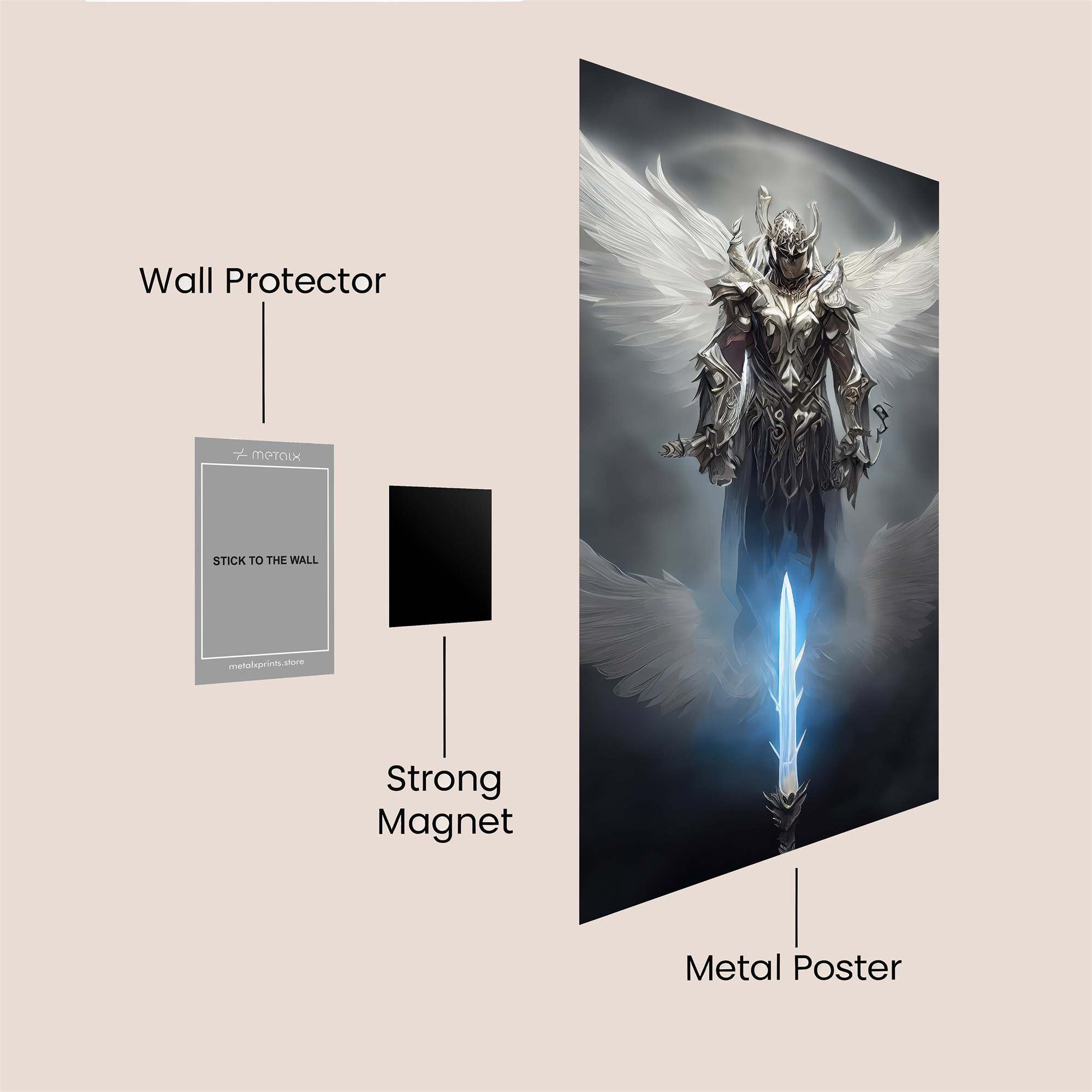 Archangel Radiant Safe Wall Magnetic / M