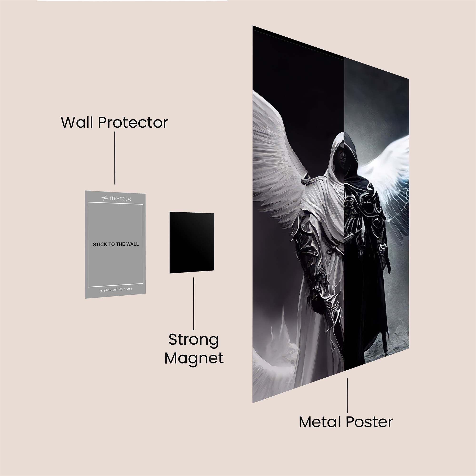 Angel Duality Safe Wall Magnetic / M