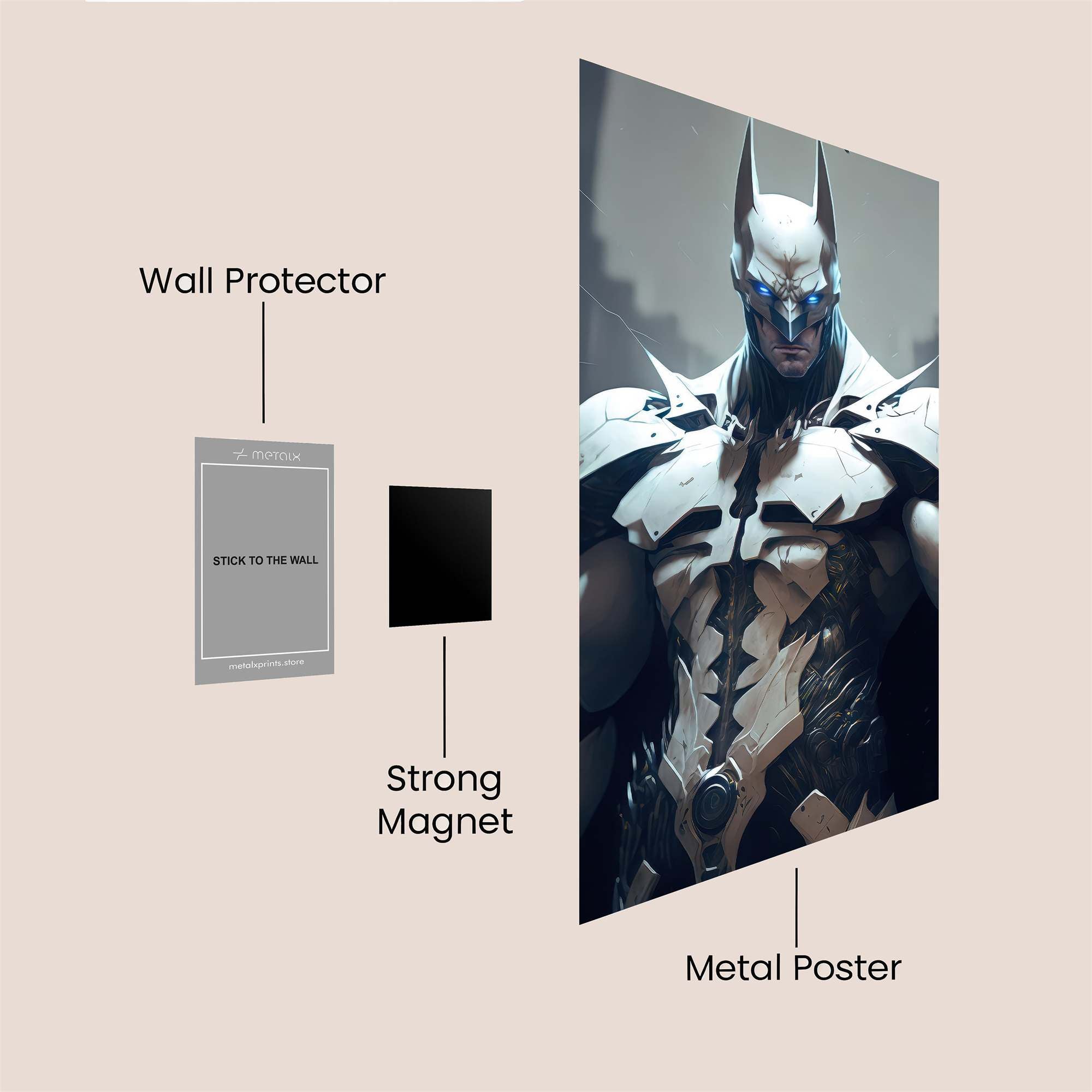 Batman Resolute Safe Wall Magnetic / M