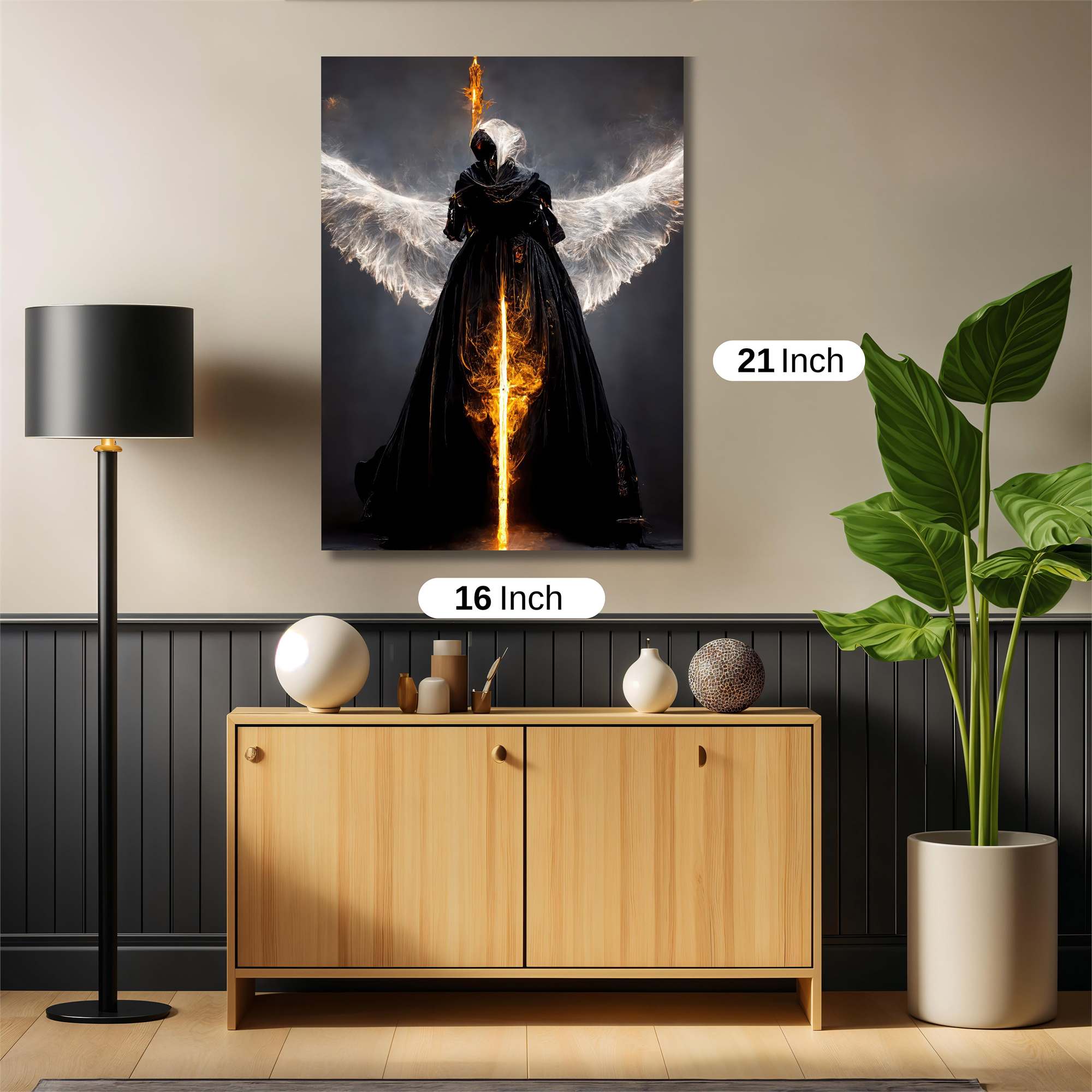 Angel Blaze Safe Wall Magnetic / M