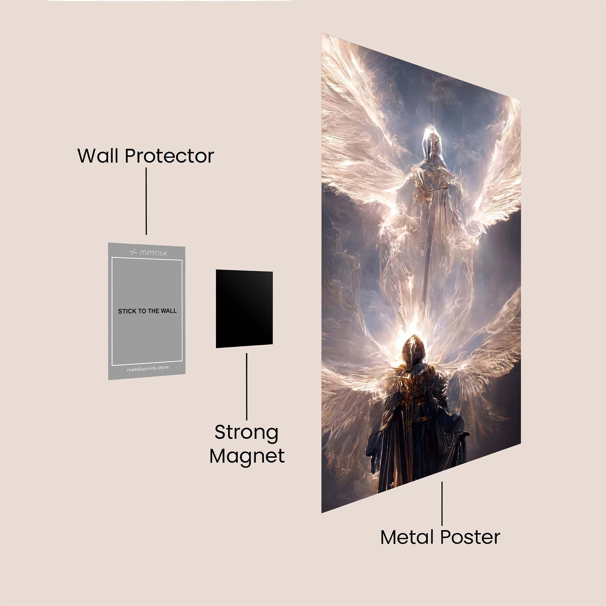 Angels Ascend Safe Wall Magnetic / M