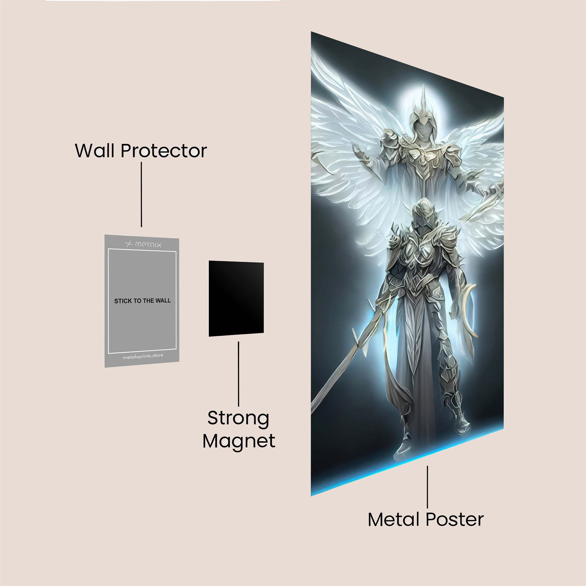 Angel Guardian Safe Wall Magnetic / M