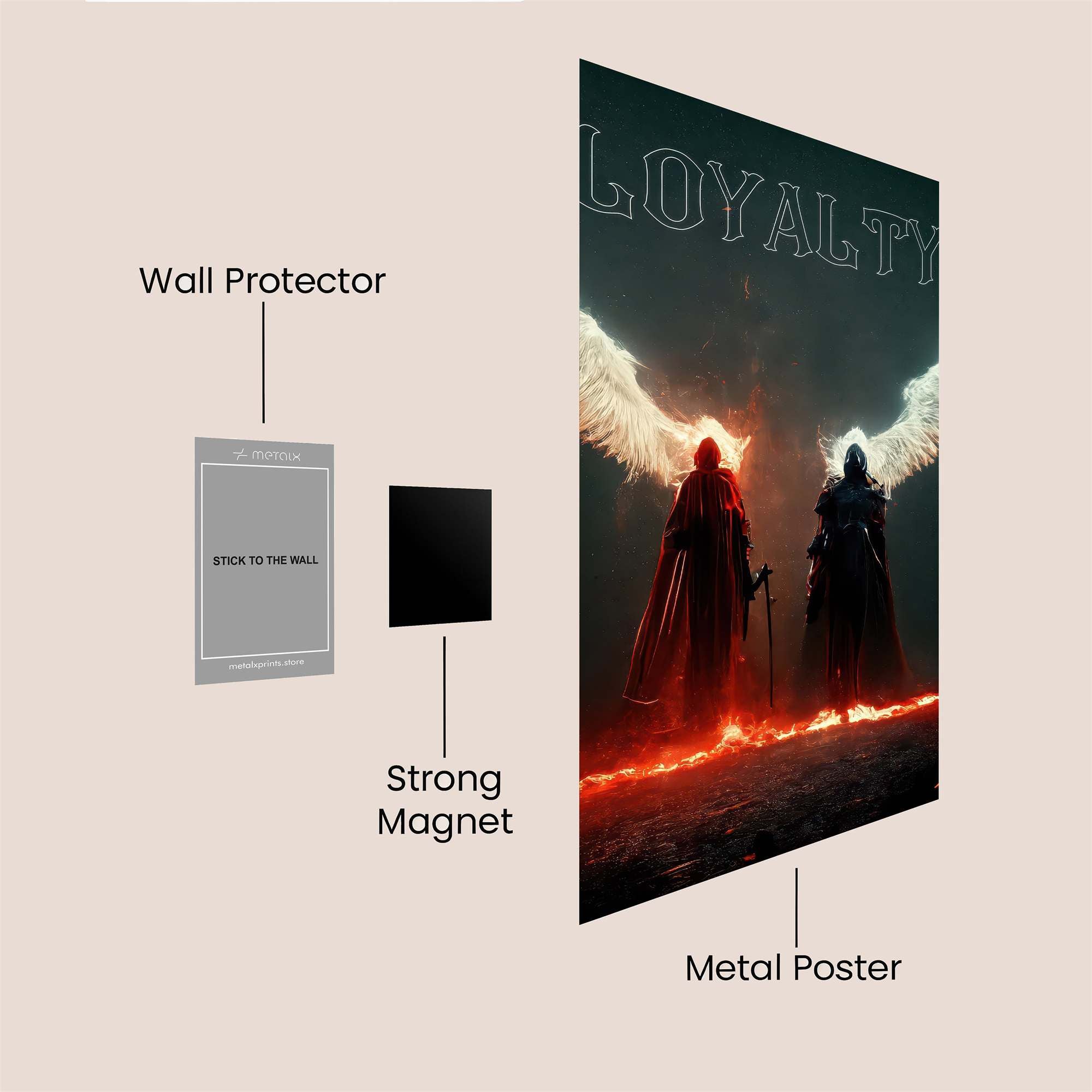 Angels Divided Safe Wall Magnetic / M