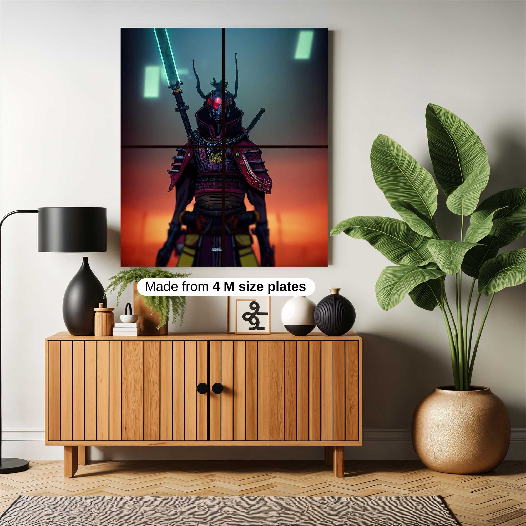 Cyber Samurai Safe Wall Magnetic / M