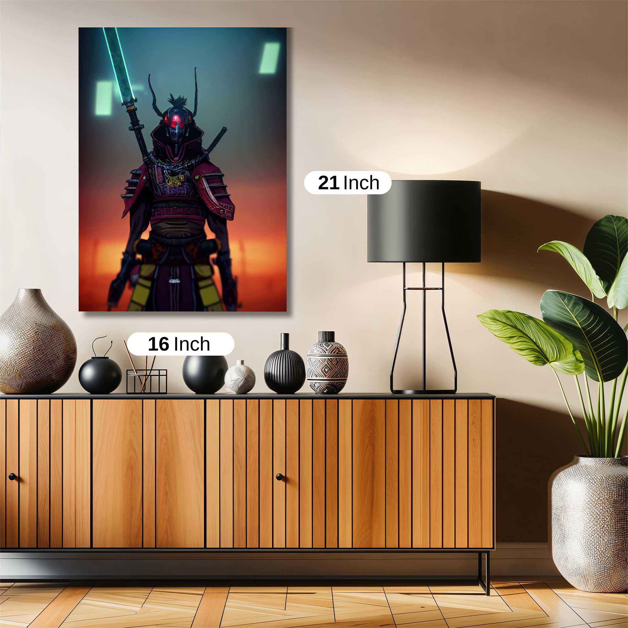 Cyber Samurai Safe Wall Magnetic / M