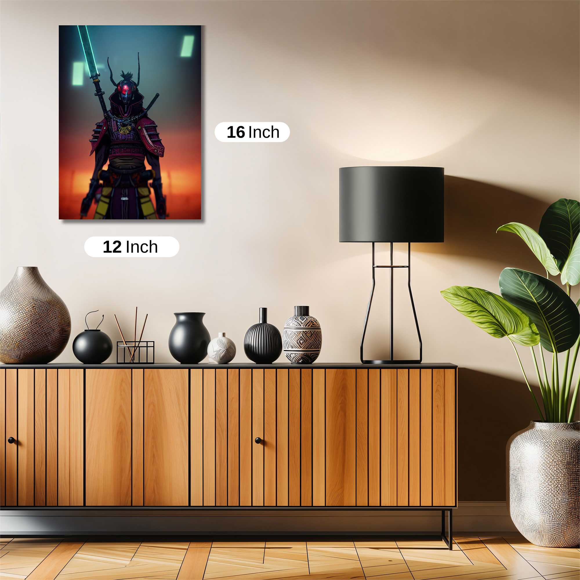 Cyber Samurai Safe Wall Magnetic / M